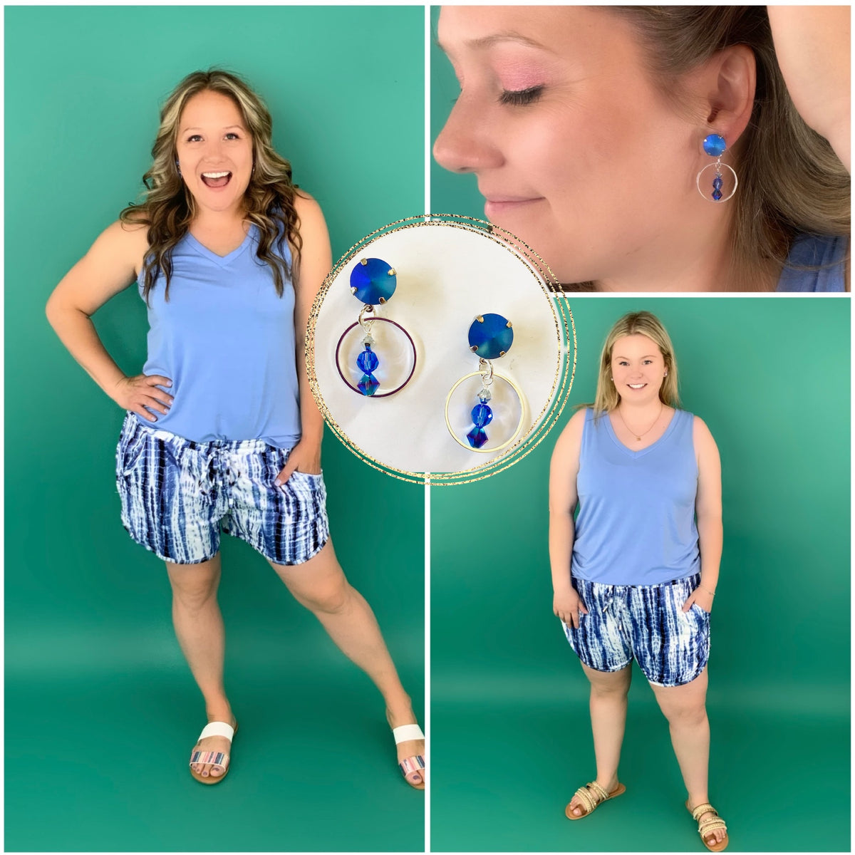 Drops of Blue Earrings - KaraMarie