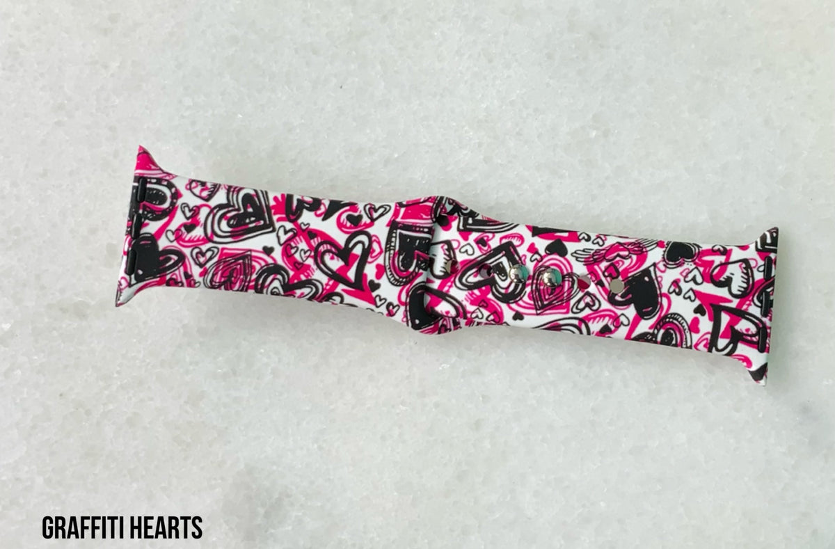 Silicone Apple Watch Band - Valentine's Collection - KaraMarie