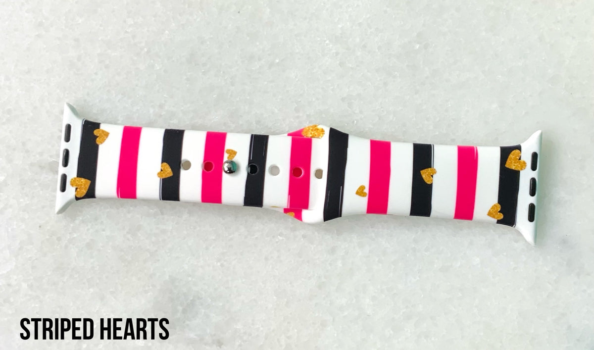 Silicone Apple Watch Band - Valentine's Collection - KaraMarie