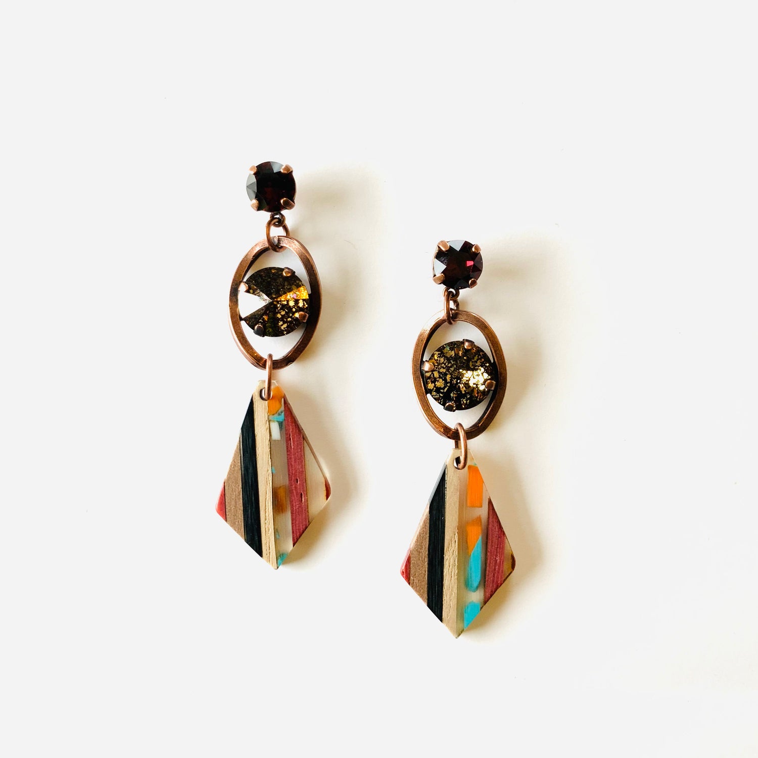 Copper Boho Earrings