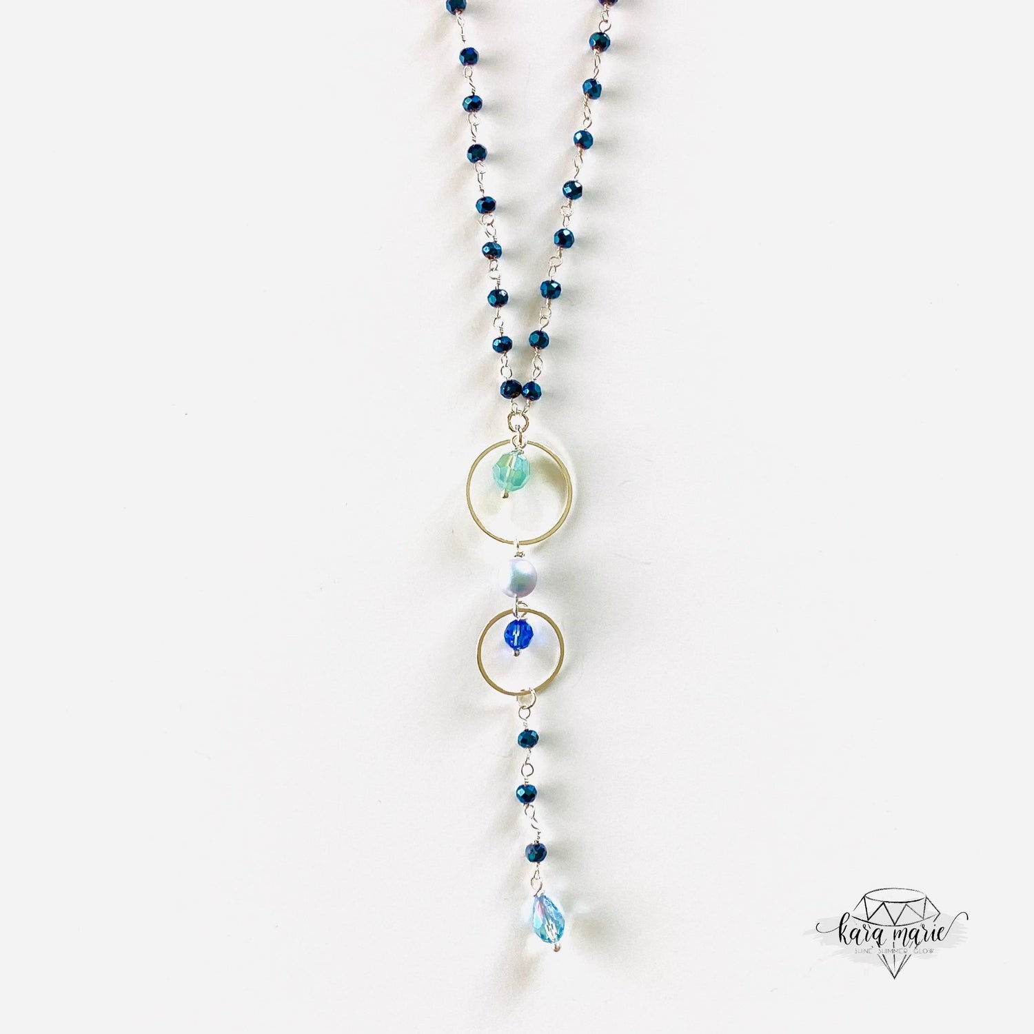 Titanium Pyrite Beaded Necklace