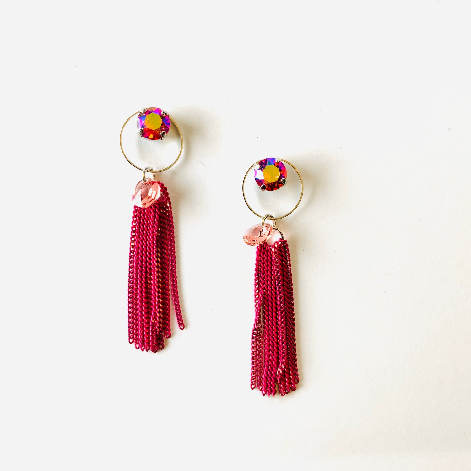 Pretty Princess Fringe Earrings