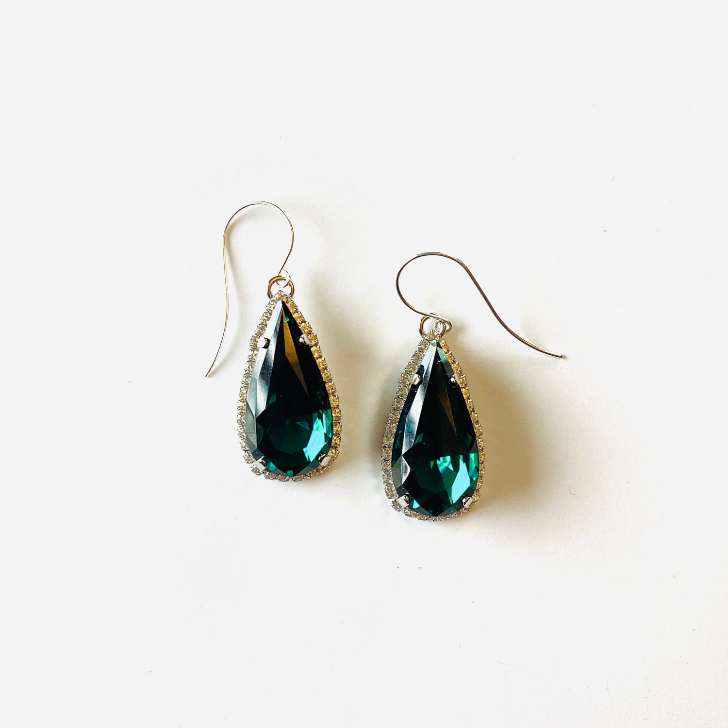 Princess Earring in Emerald