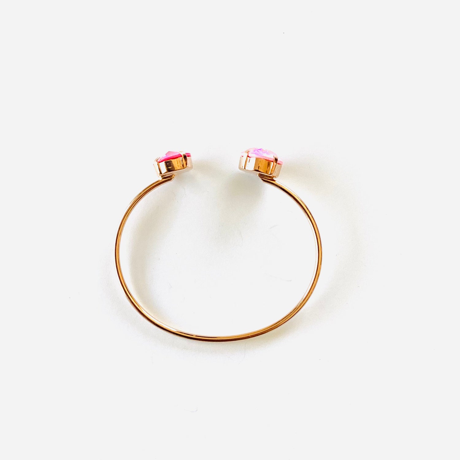 Open Bangle Cuff in Ultra Petal Pink