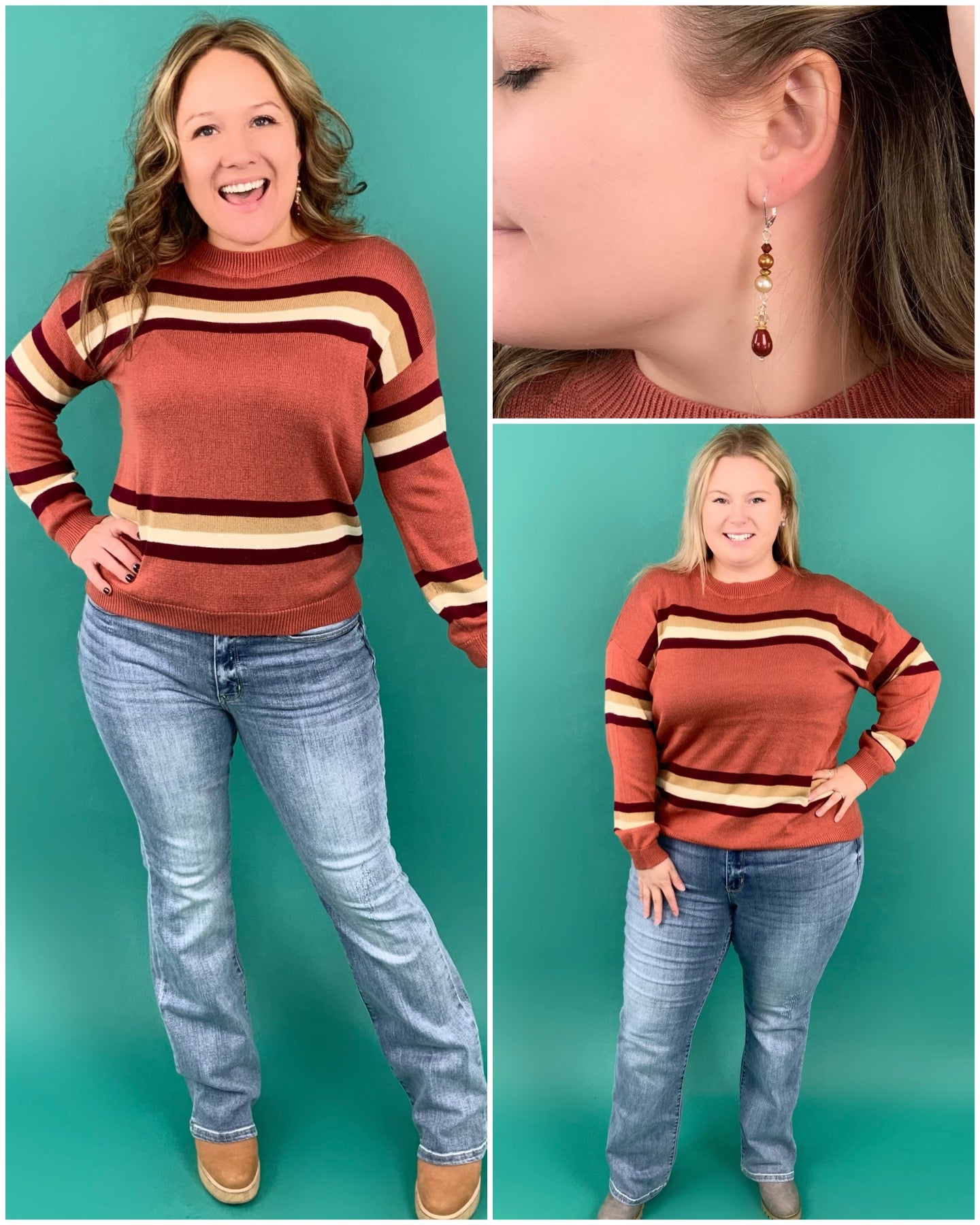 My Heart My Soul Simple Drop Earrings