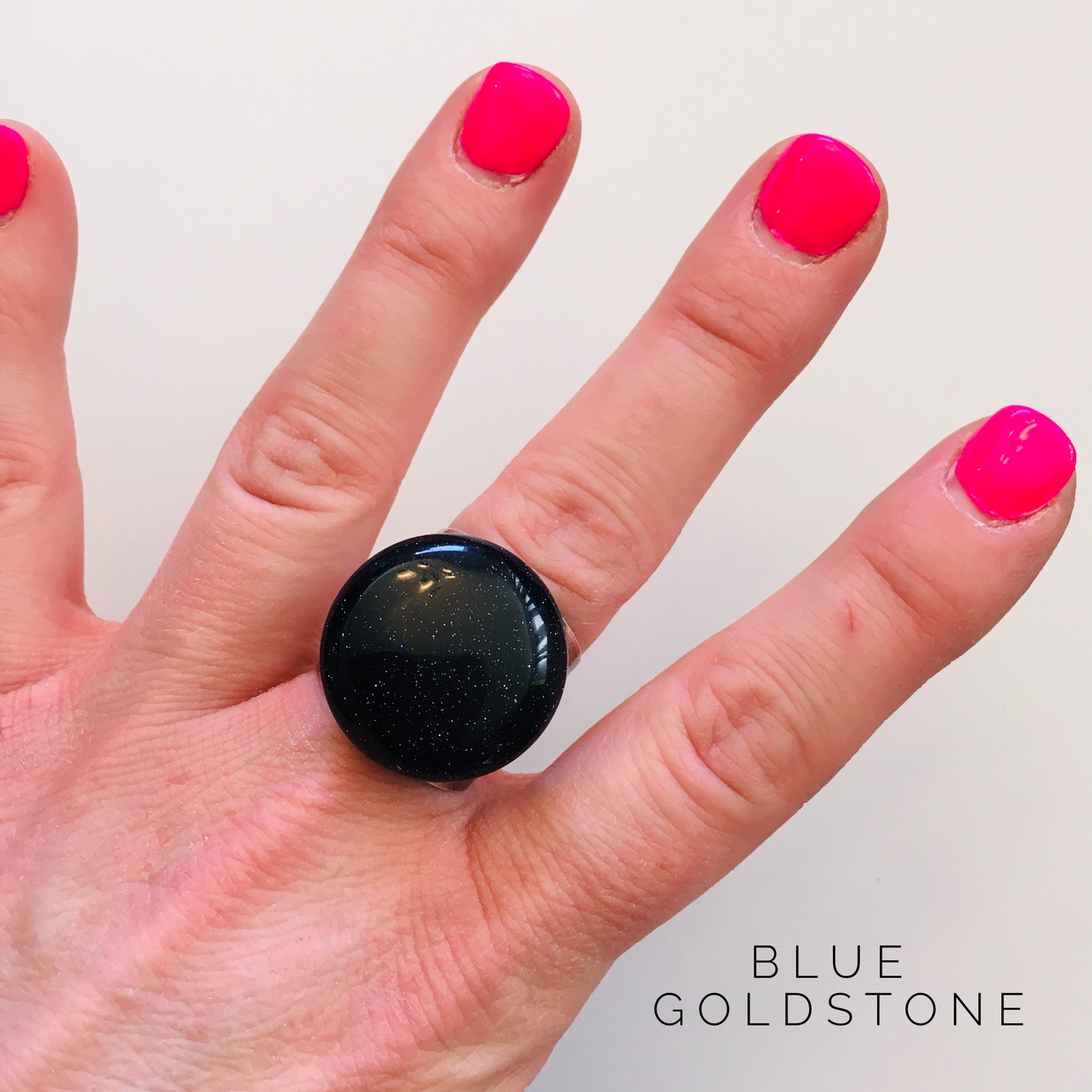 Semi-Precious Stone Ring - Multiple Colors
