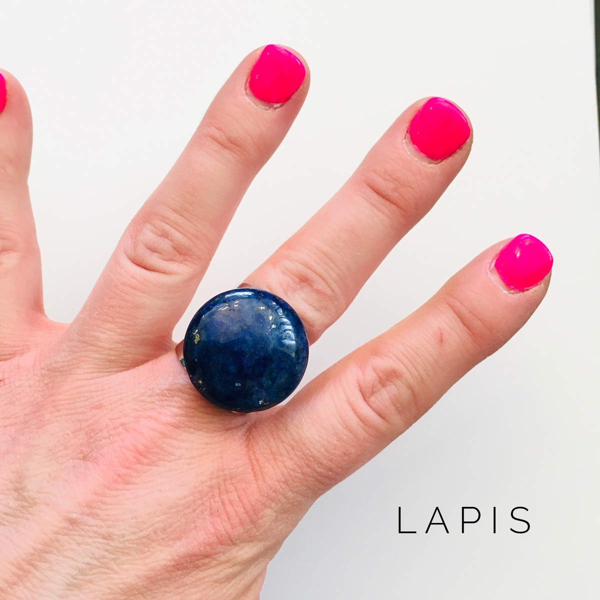 Semi-Precious Stone Ring - Multiple Colors - KaraMarie