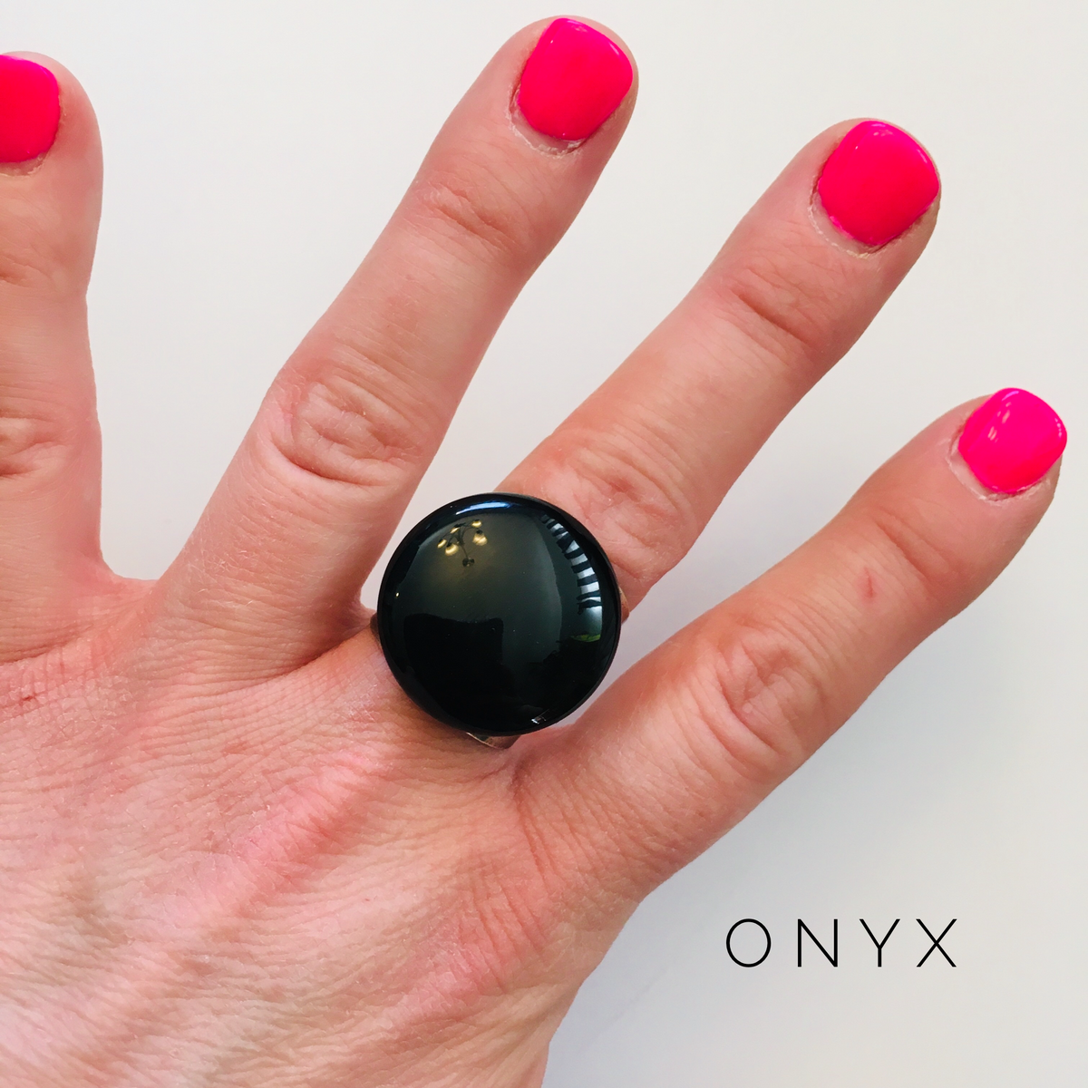 Semi-Precious Stone Ring - Multiple Colors - KaraMarie