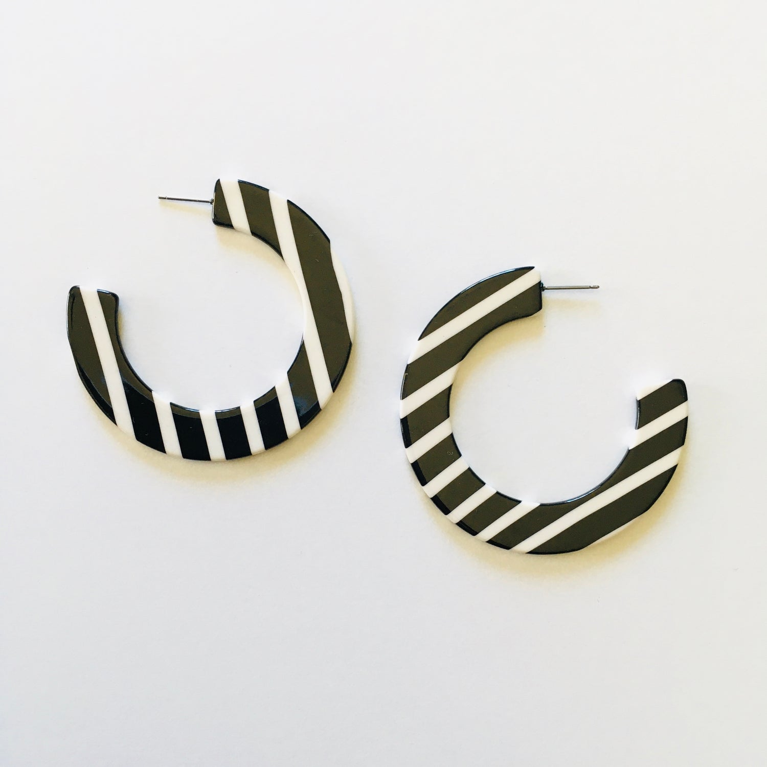 Stripe Hoops - KaraMarie