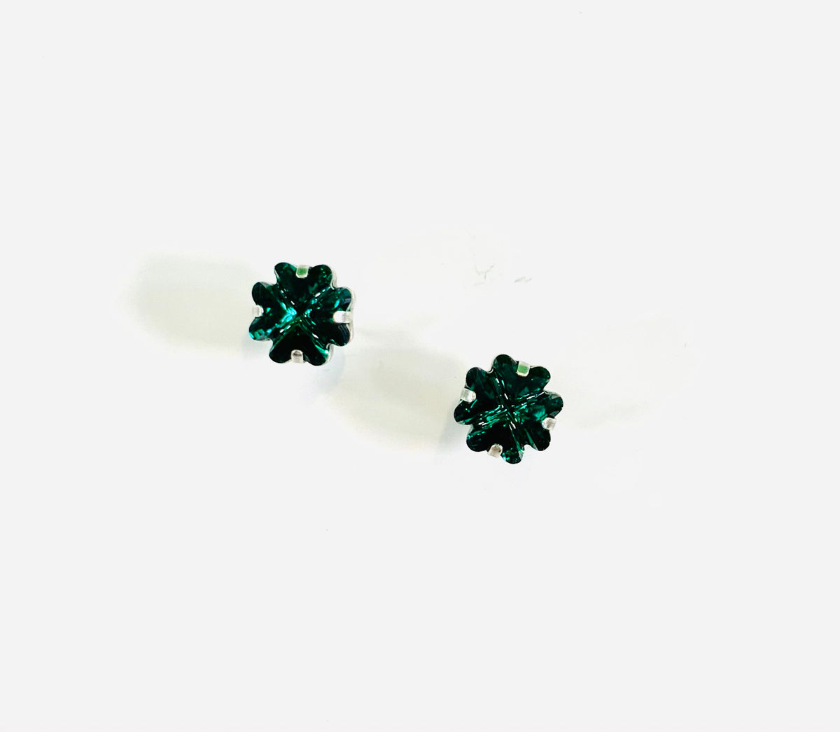 Clover Post Earrings {Emerald or Peridot} - KaraMarie
