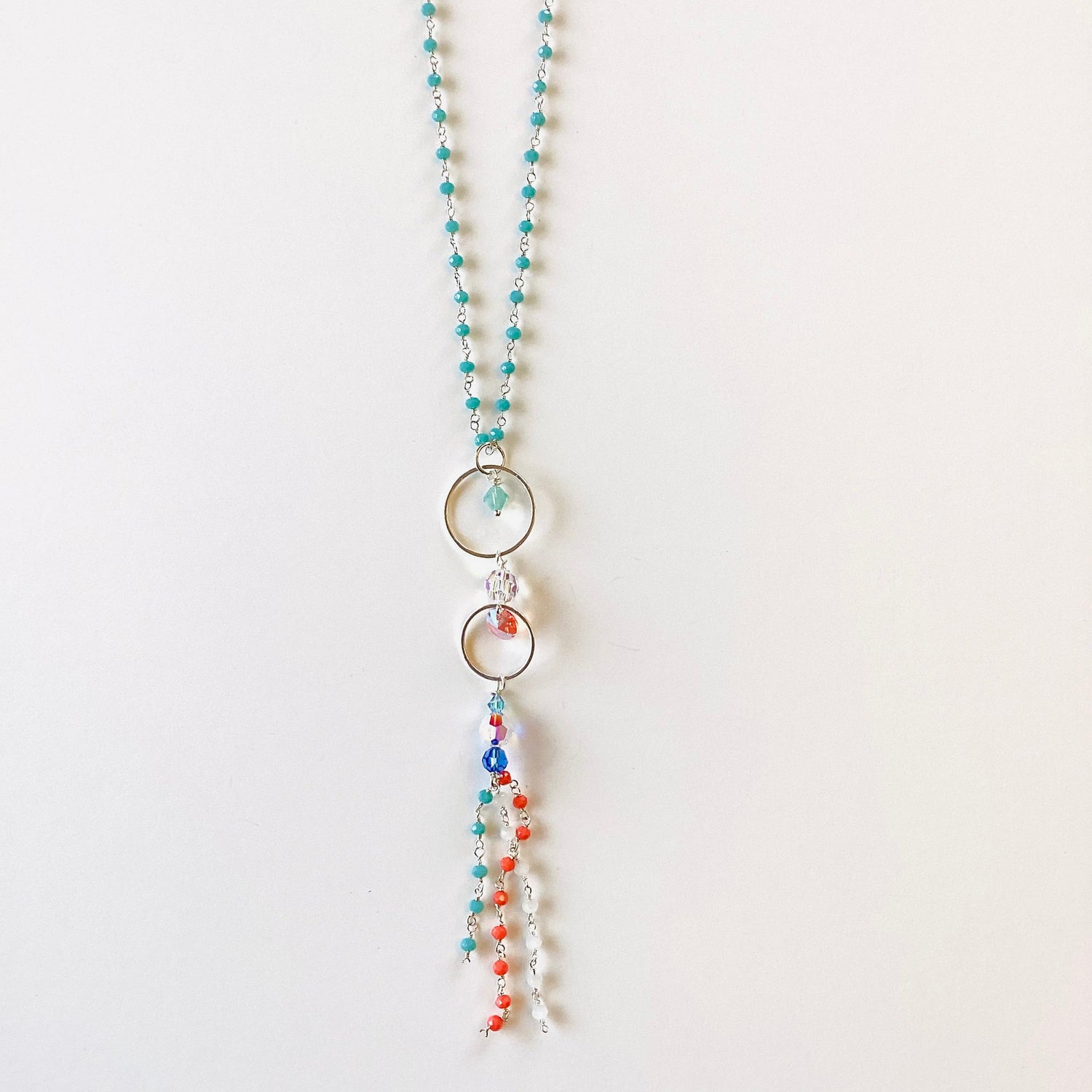 Beachy Stone Beaded Necklace