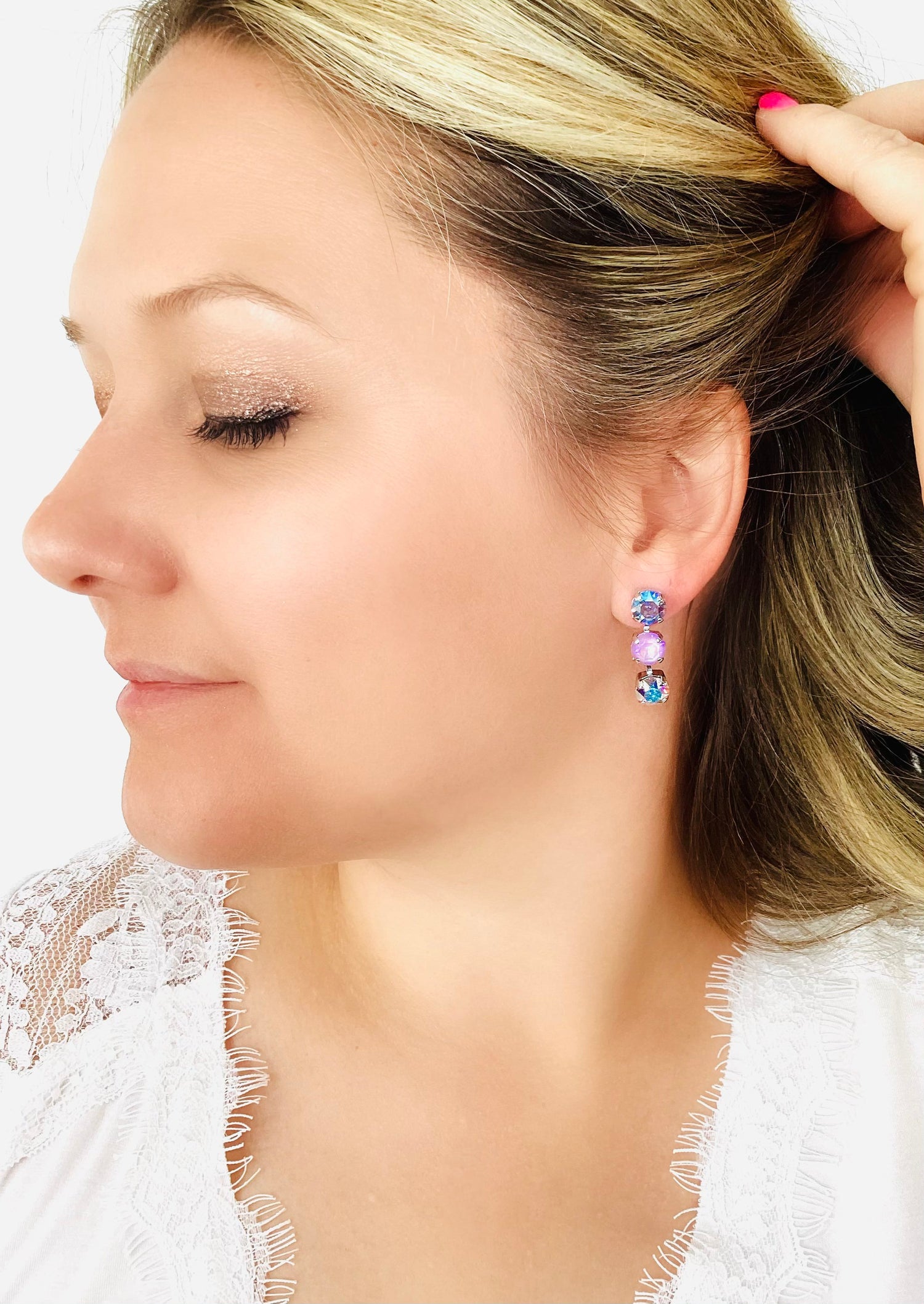 Polka Dot Earring in Unicorn