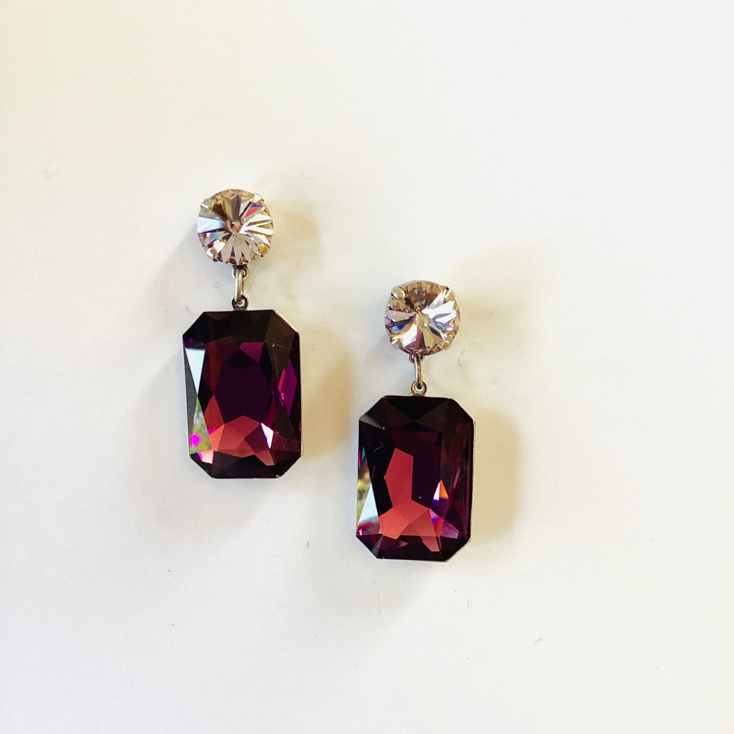 Perfectly Plum Statement Earrings