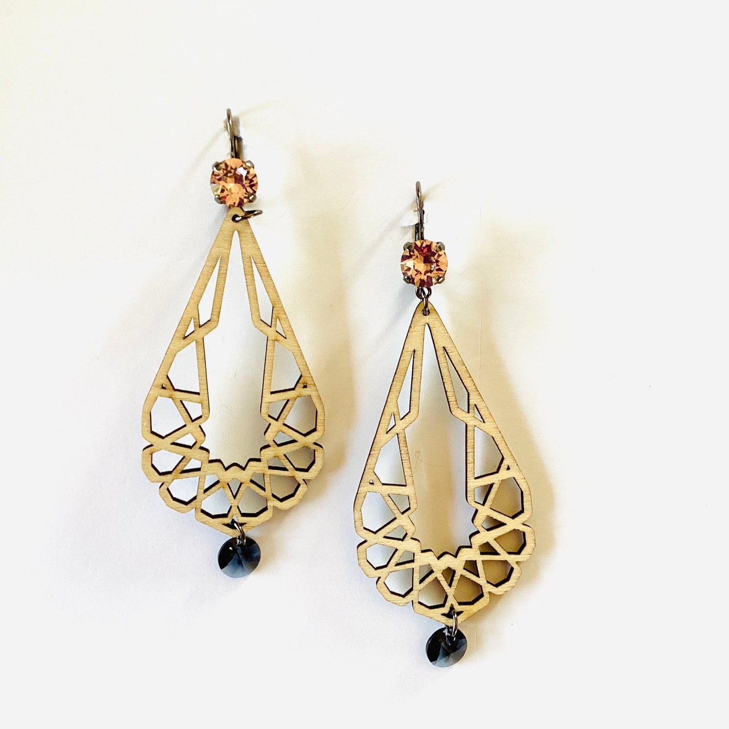 I've Got This Feeling Natural Wood Earrings
