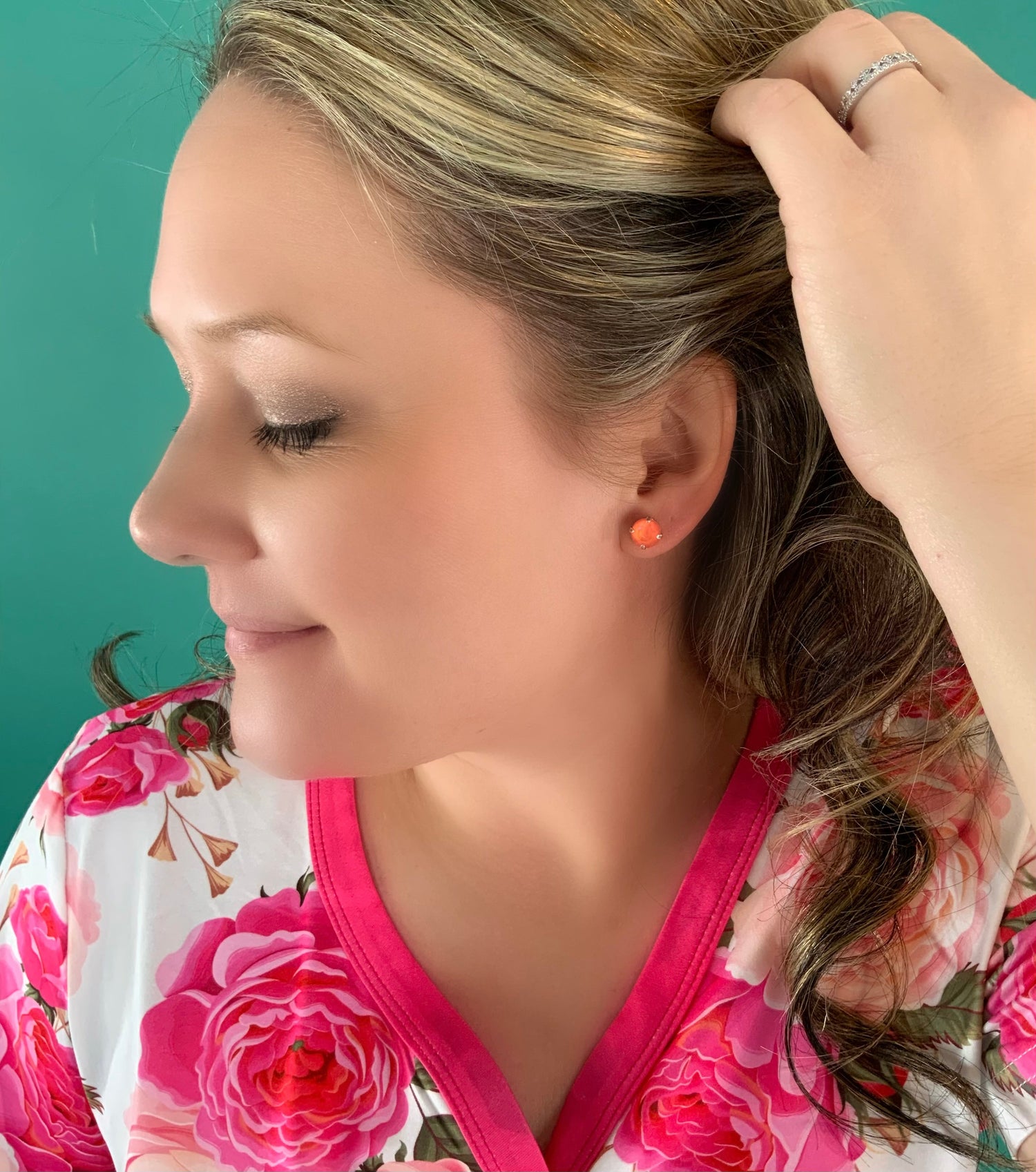 8mm Drop OR Post in Ultra Orange AB