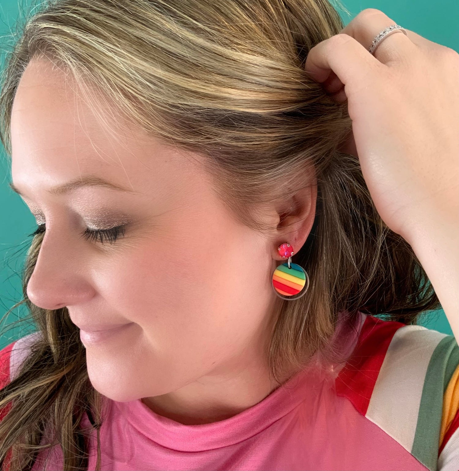 Rainbow Brite Earrings