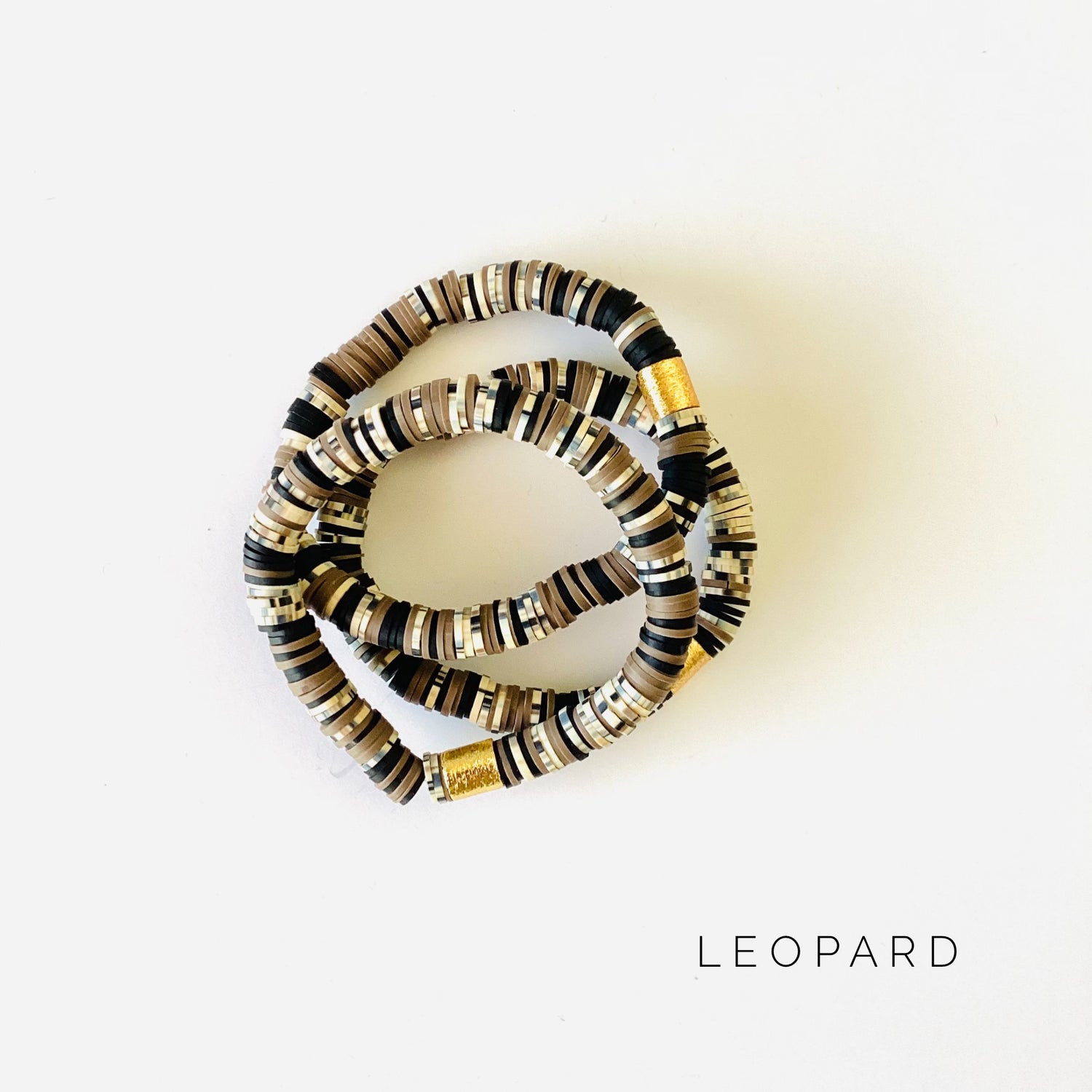 Leopard Stretch Bracelet {NO CHARM} - KaraMarie