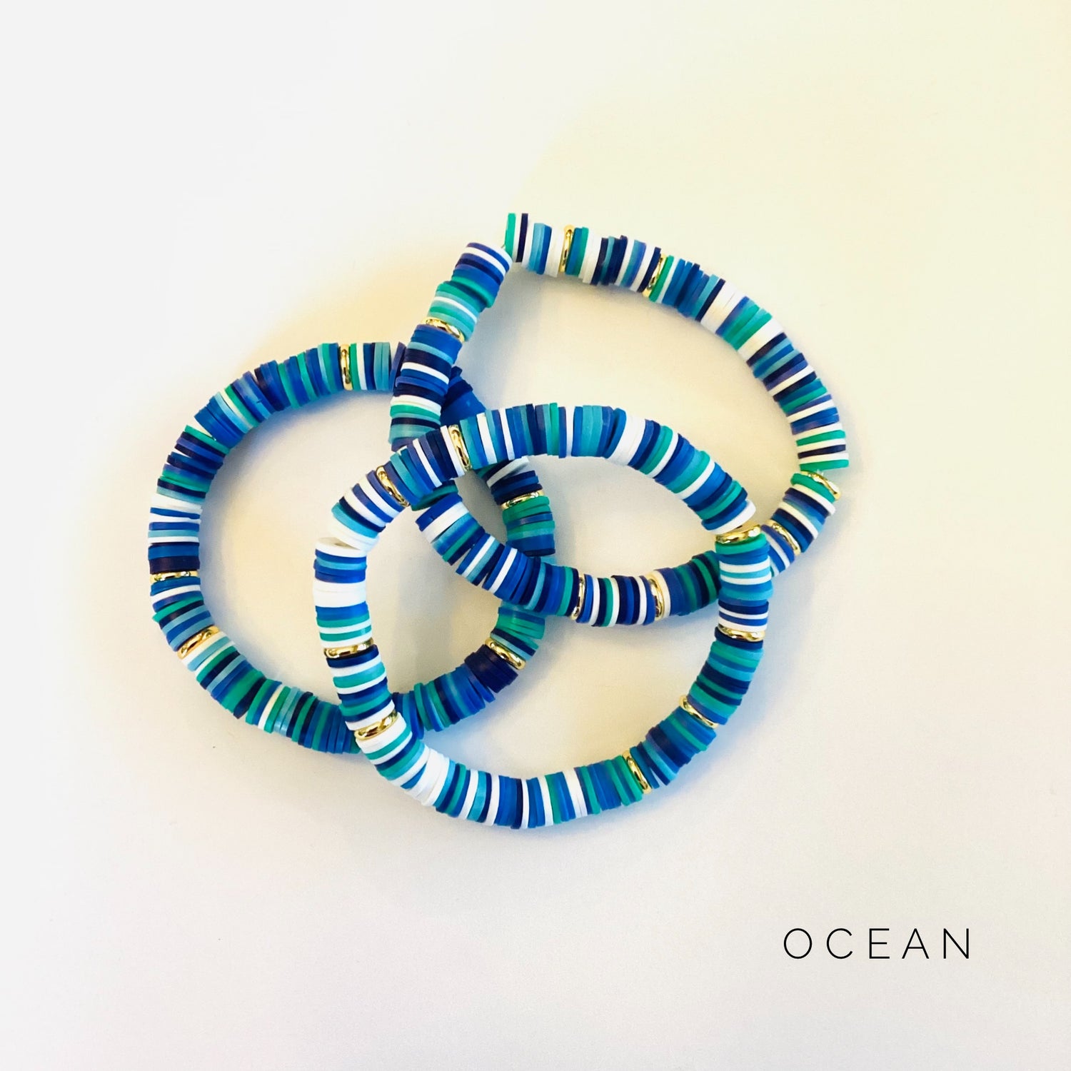 Ocean Stretch Bracelet {NO CHARM} - KaraMarie
