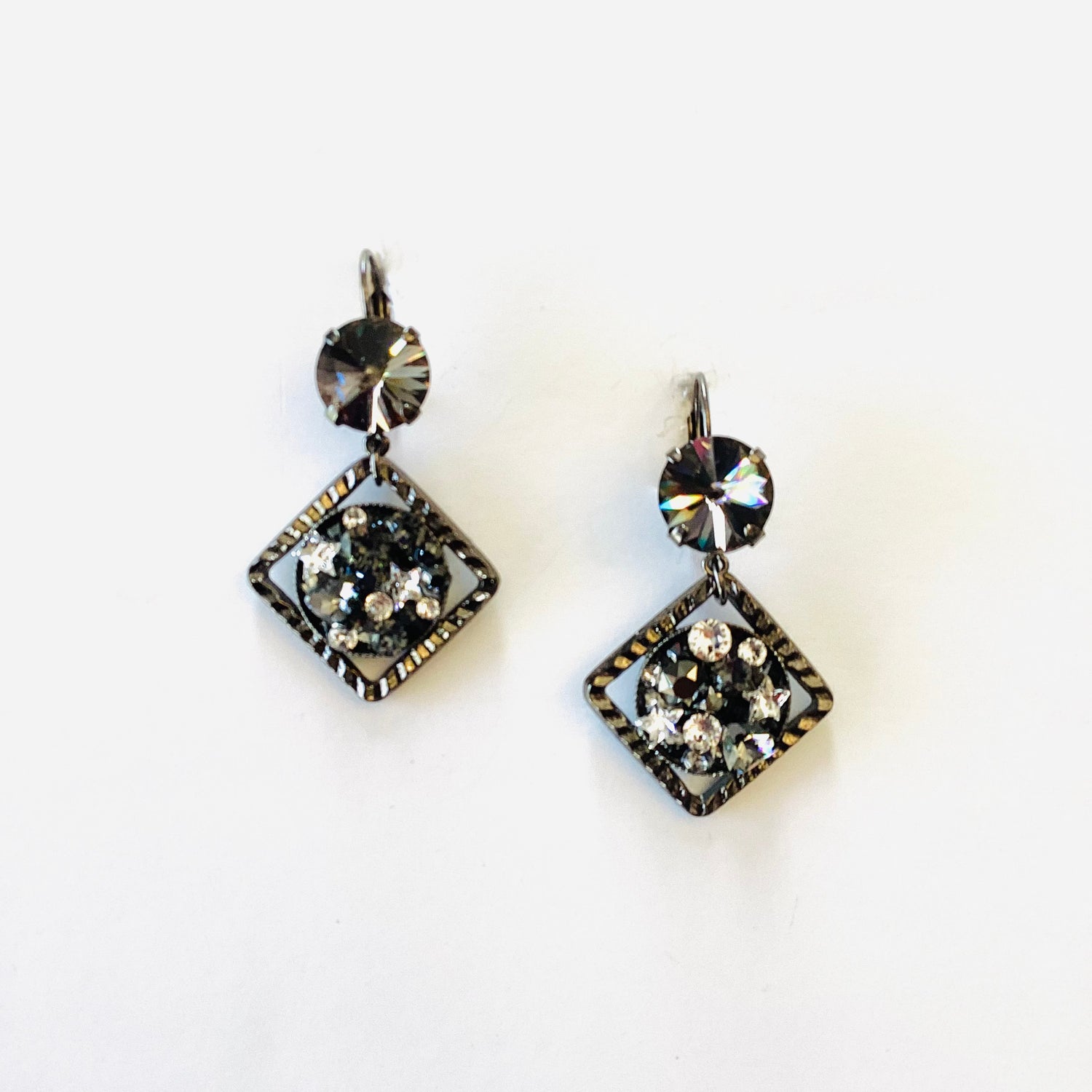 Starry Night Treasure Chest Earrings featuring Desire