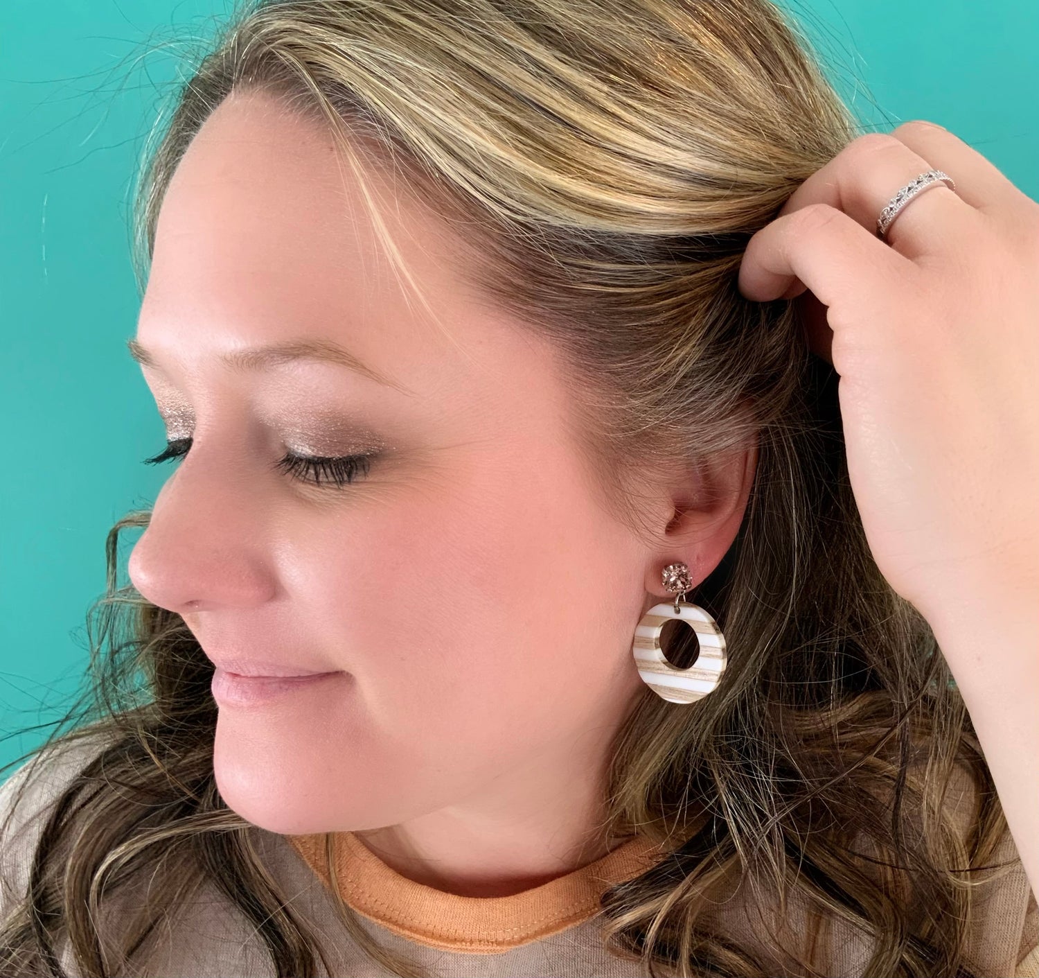 Mind Over Matter Wood Earrings