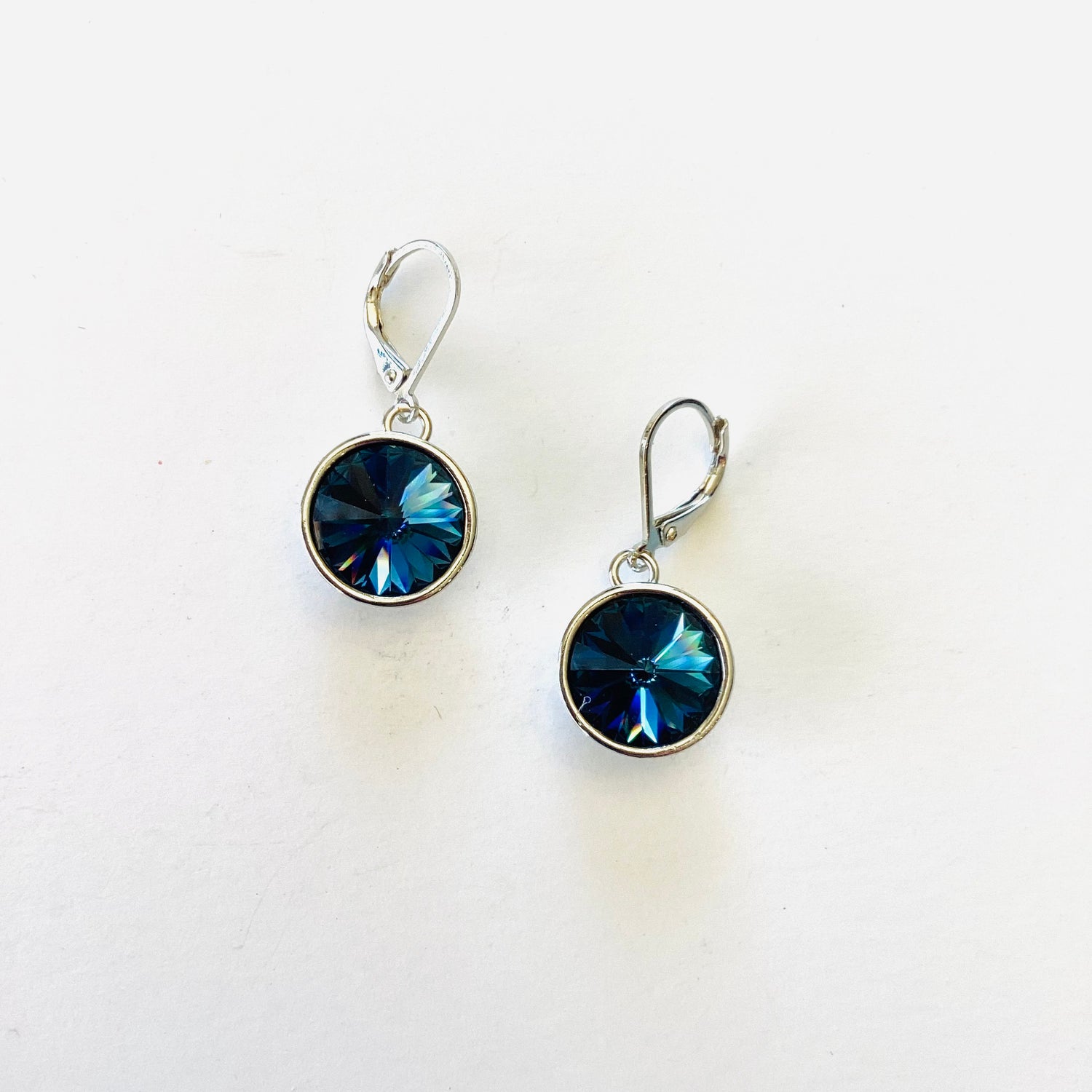 Rivoli Round Drop Earring in Montana