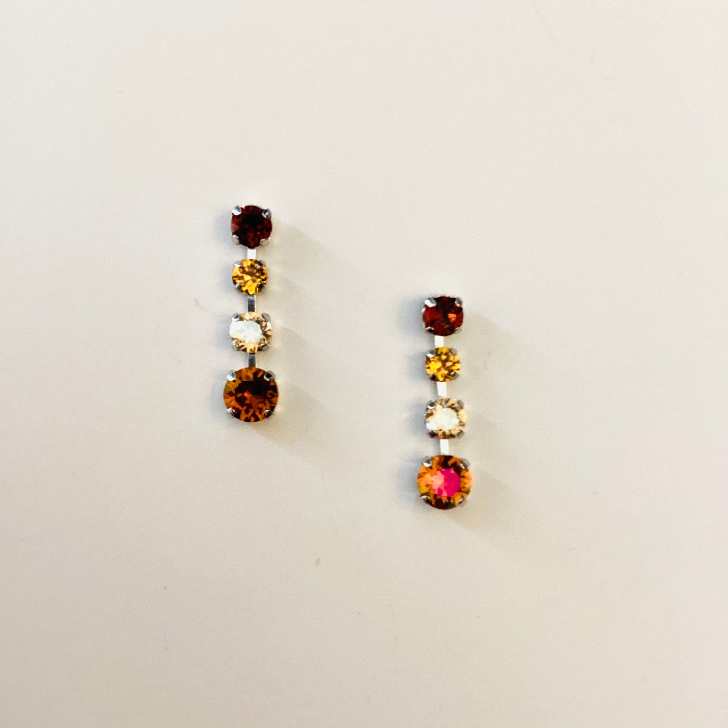 All Mixed Up Earrings in Fall Hues