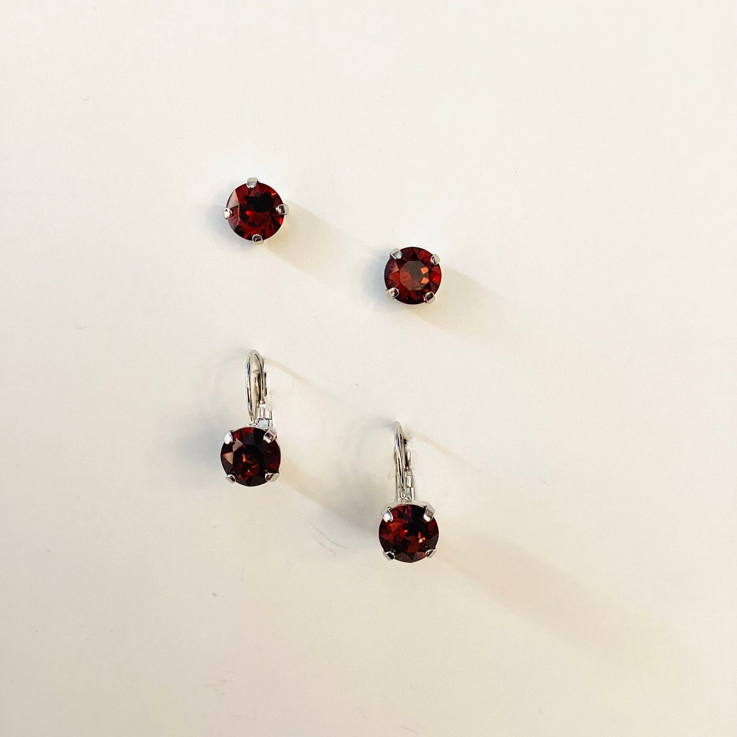 8mm Drop OR Post in Smoked Amber