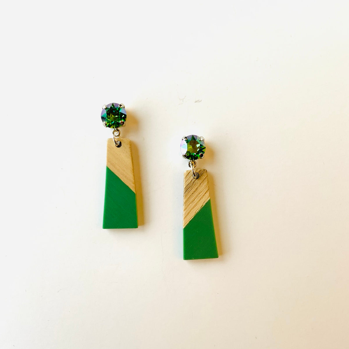 Simple Wood Drop Earrings - KaraMarie