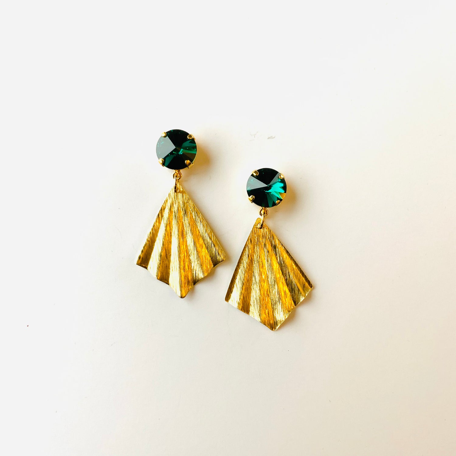 Gold Wave Earrings