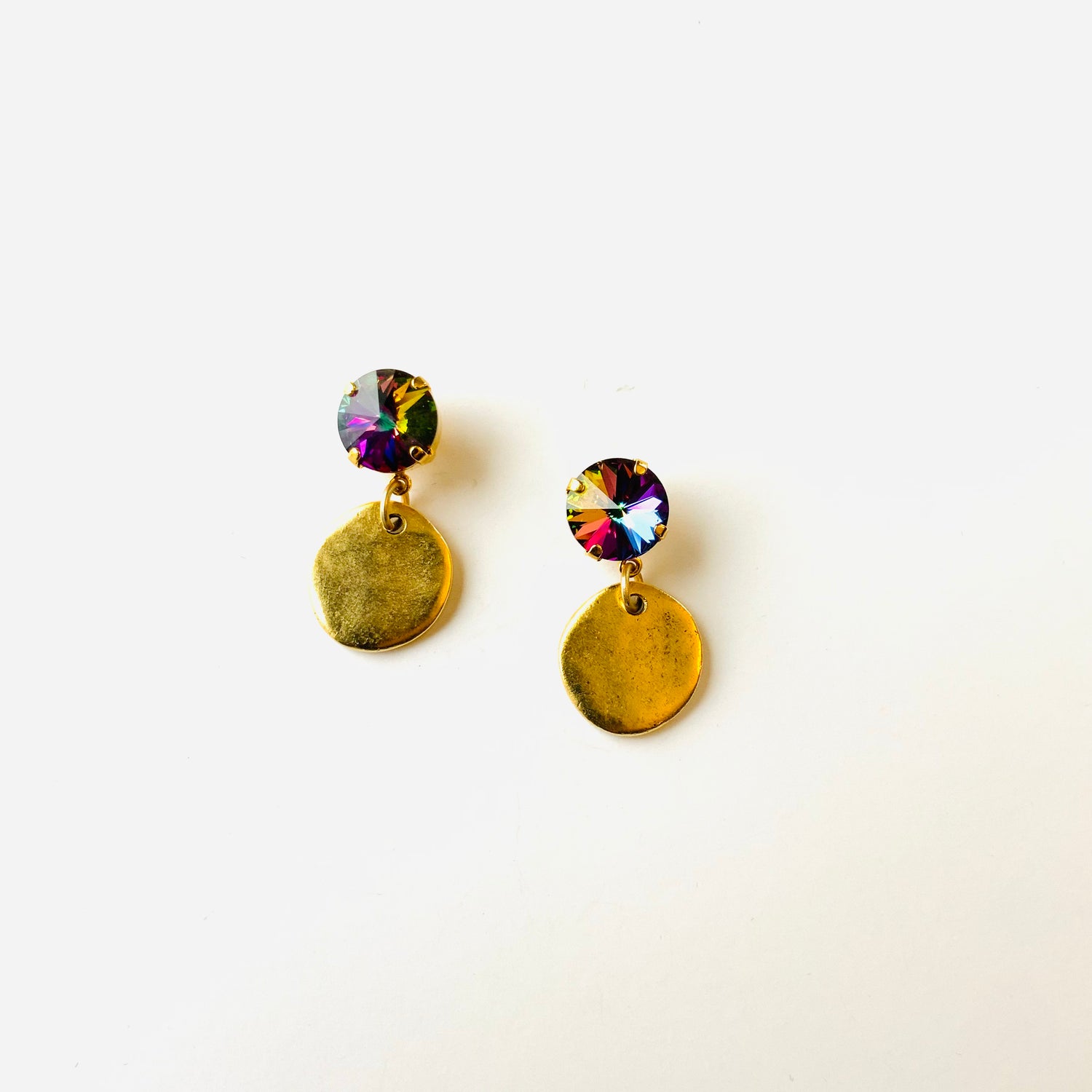 Coin Drop Earrings in Electra