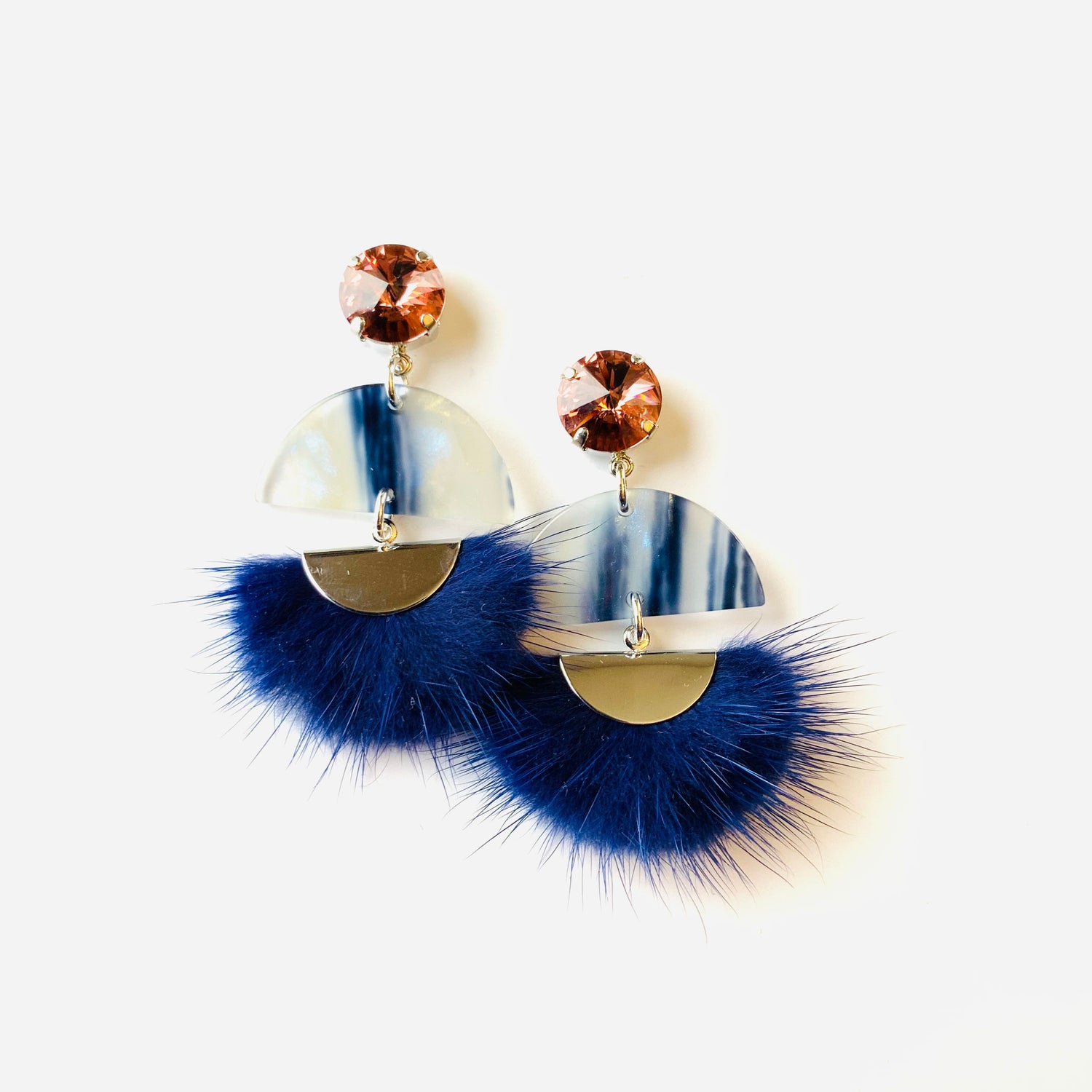 Mesmerized Faux Fur Earrings