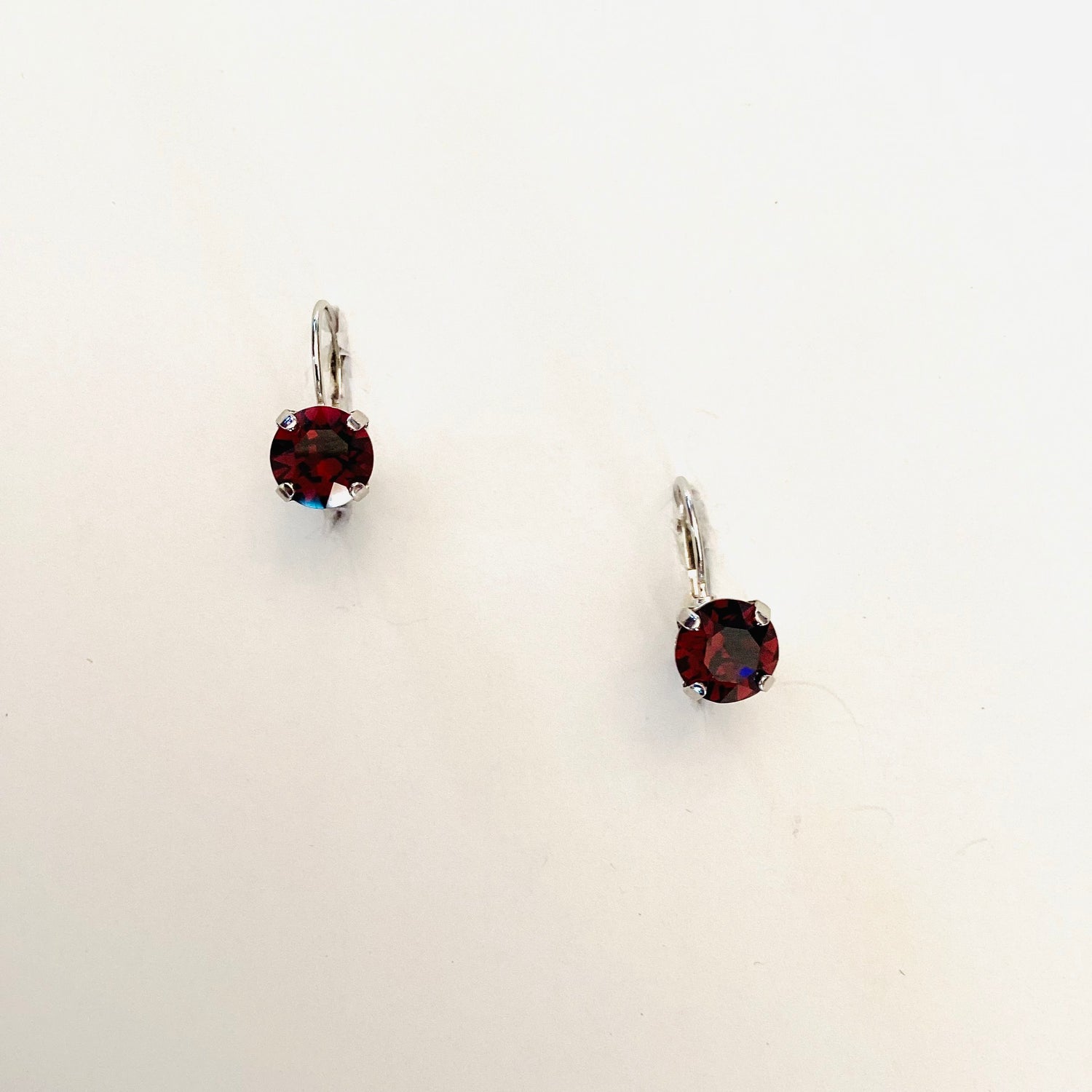 8mm Drop OR Post in Burgundy