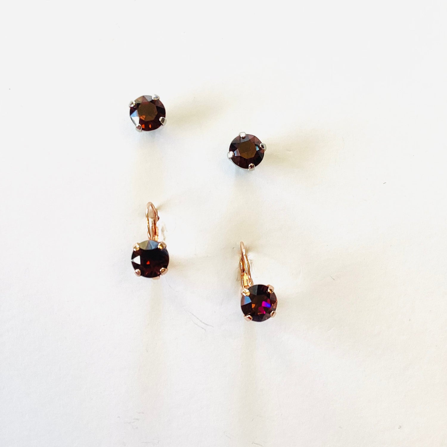 8mm Drop OR Post in Amethyst Volcano