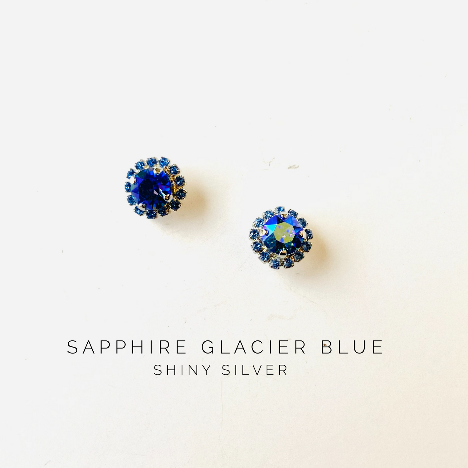 Daisy Sapphire Glacier Blue Earring