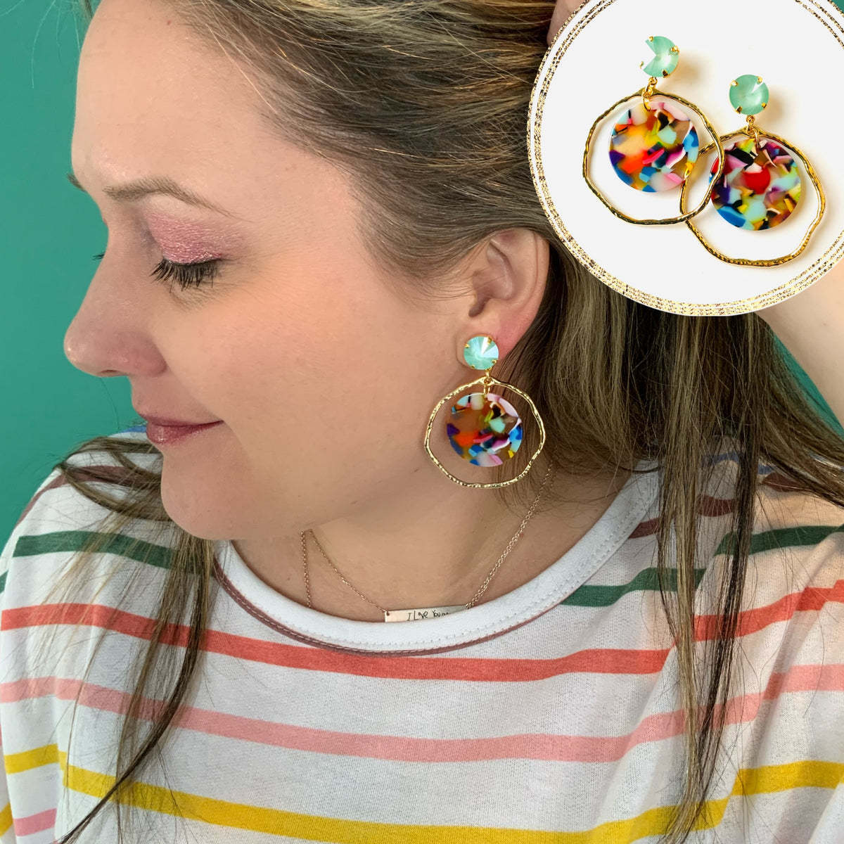 Confetti Drop Earrings - KaraMarie