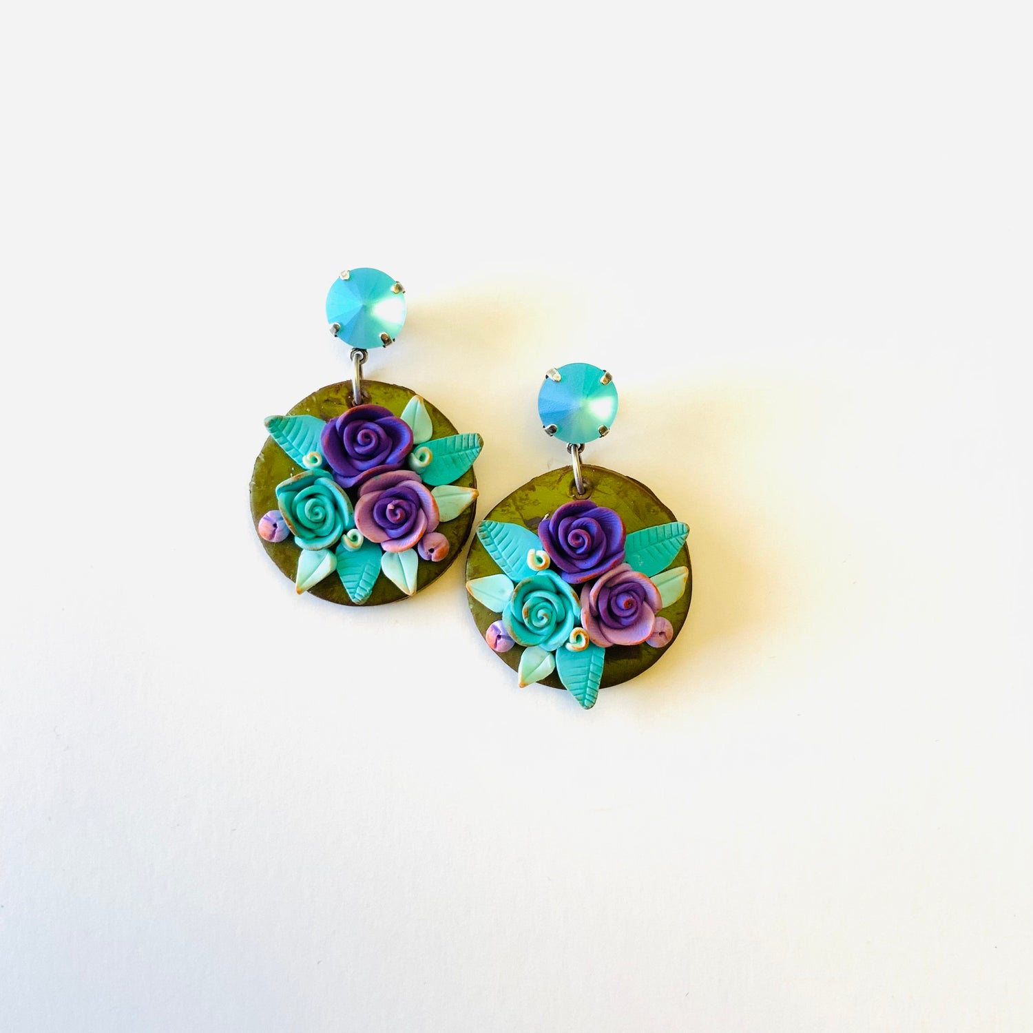 Floral Patch Earrings