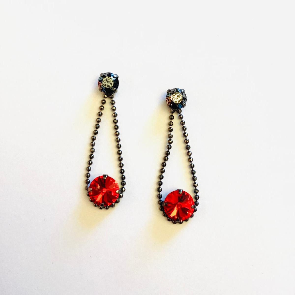 Rope Drop Earrings in Scarlett - KaraMarie