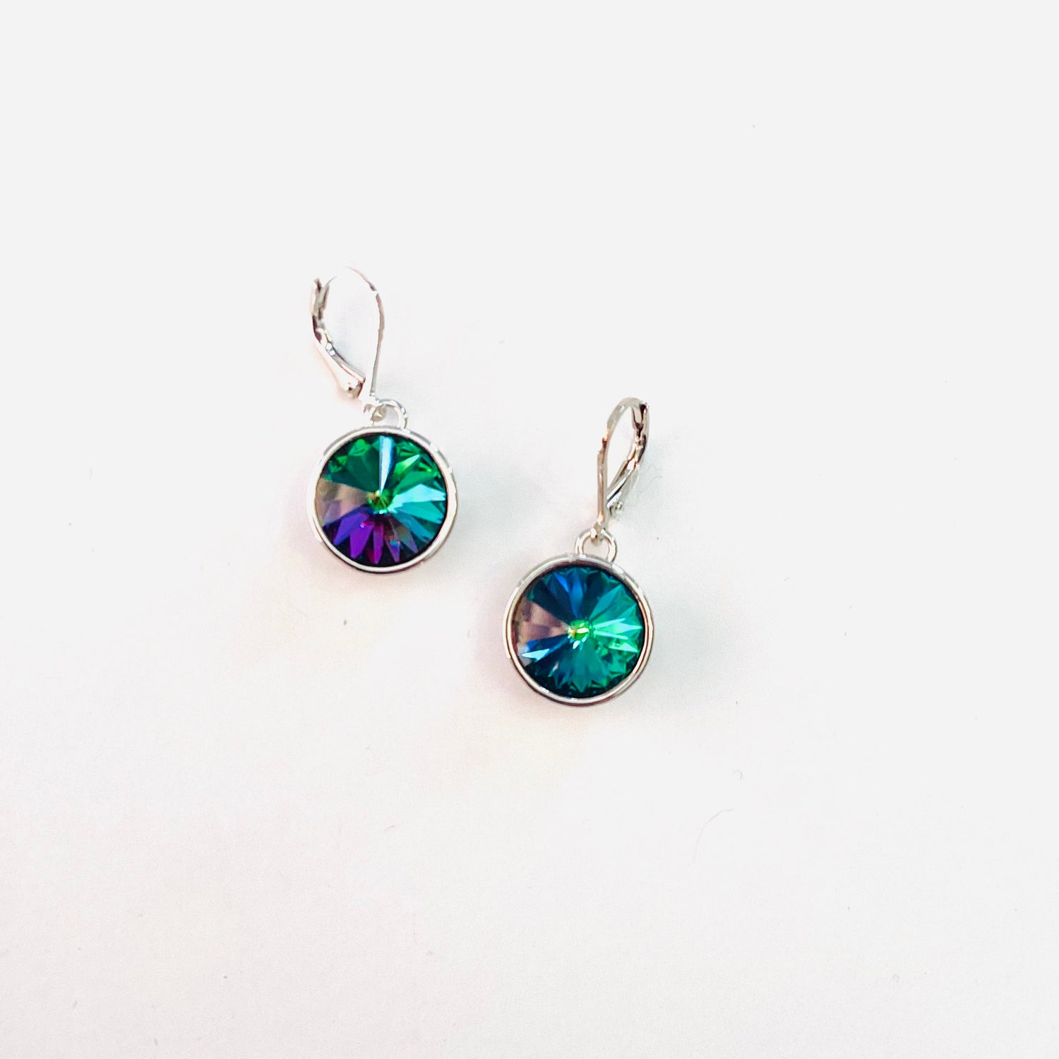 Rivoli Round Drop Earring in Electra - KaraMarie