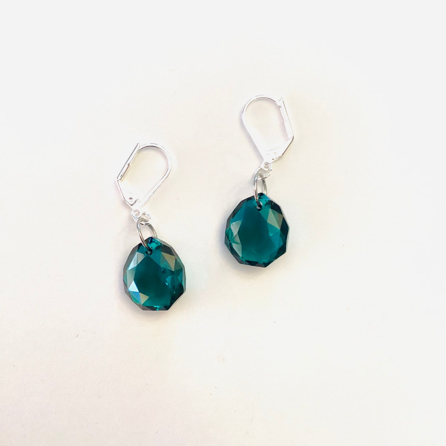Magical Drop Earrings in Emerald