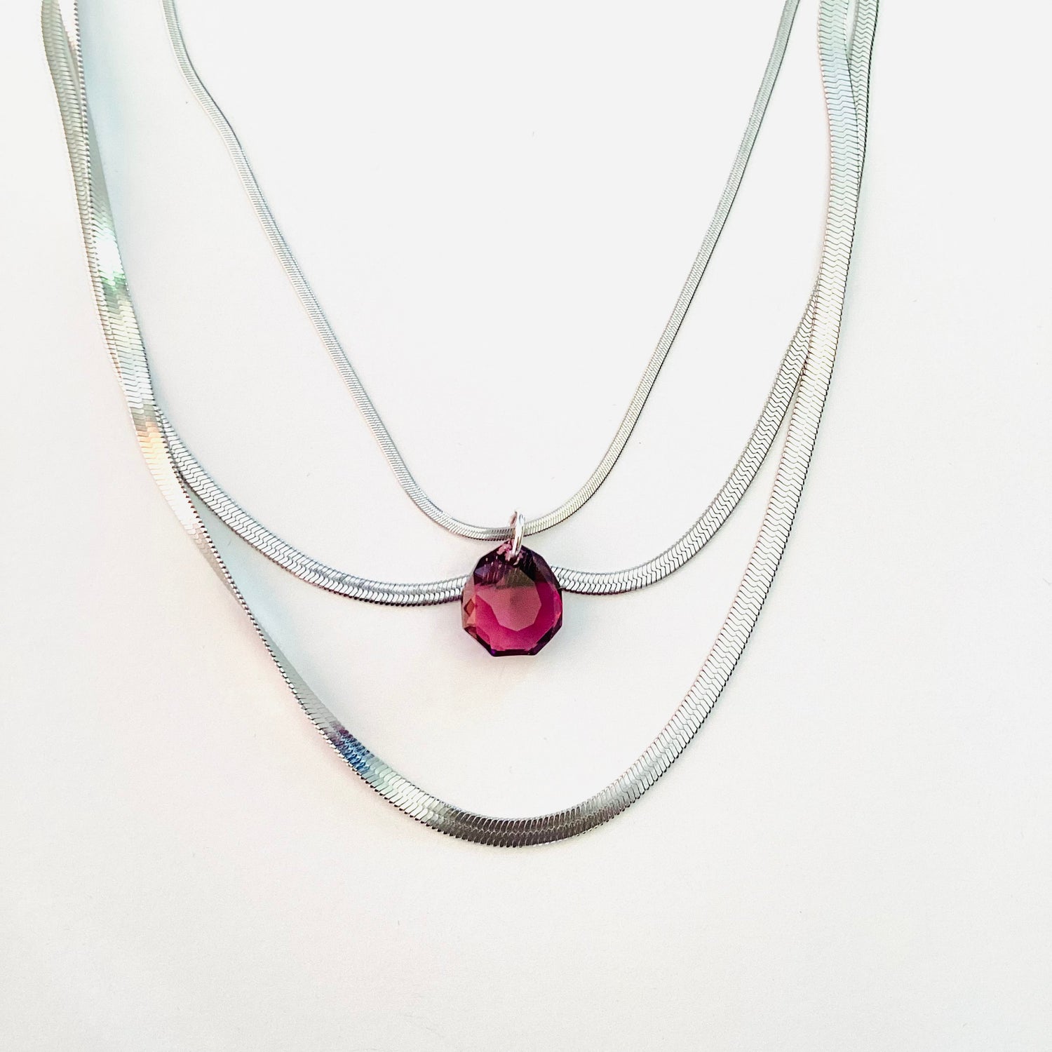 Magical Drop Necklace in Amethyst