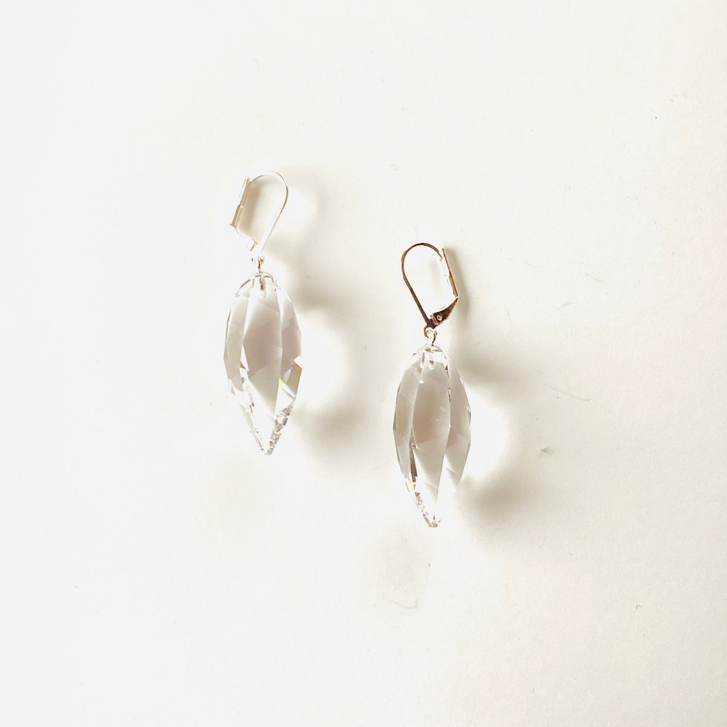 Tornado Earrings in Crystal