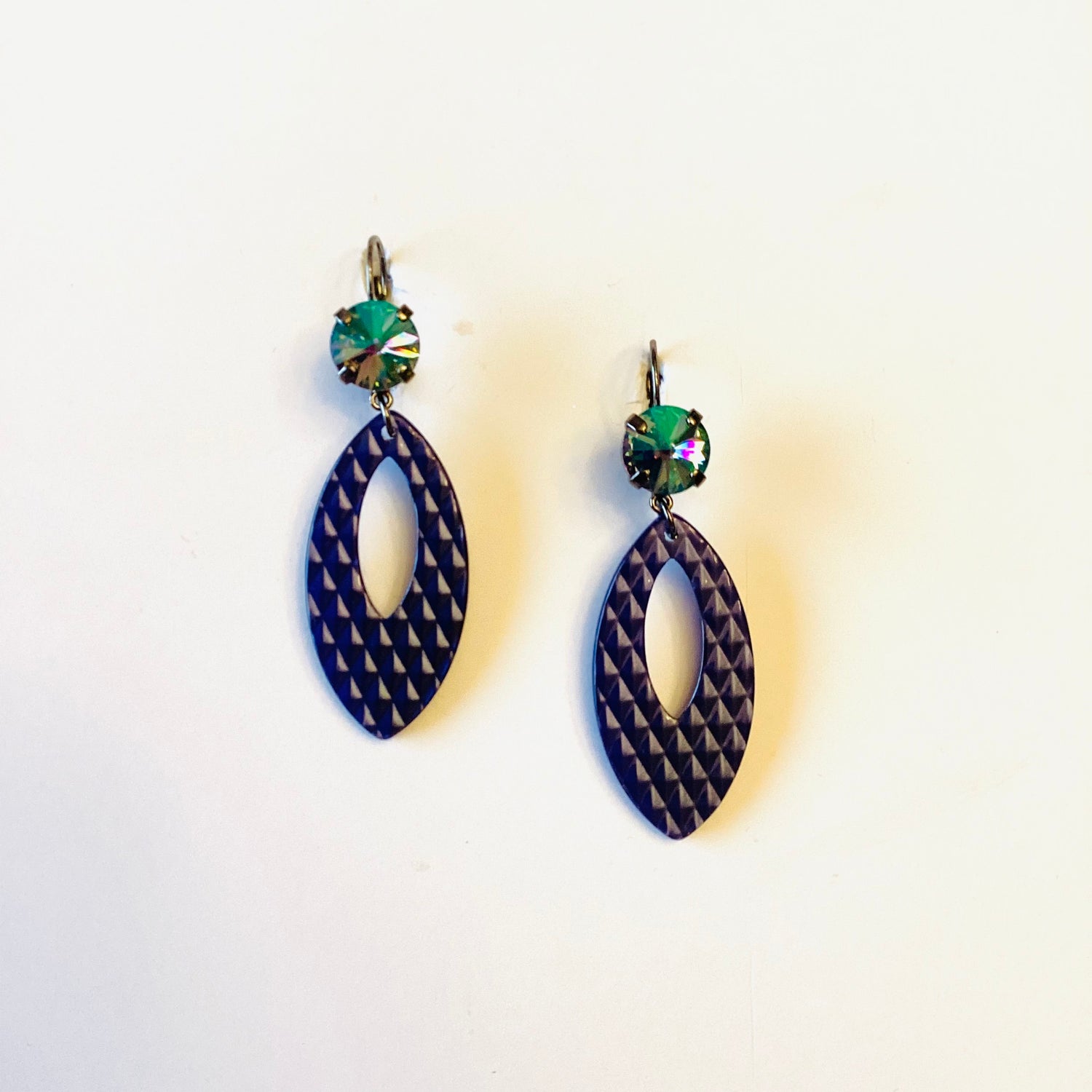 Purple Illusion Earrings