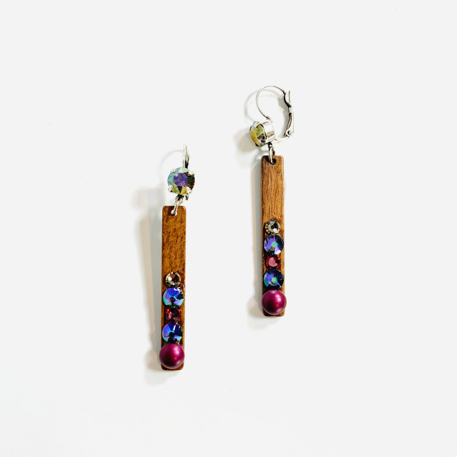Mulberry Lane Wood Earrings