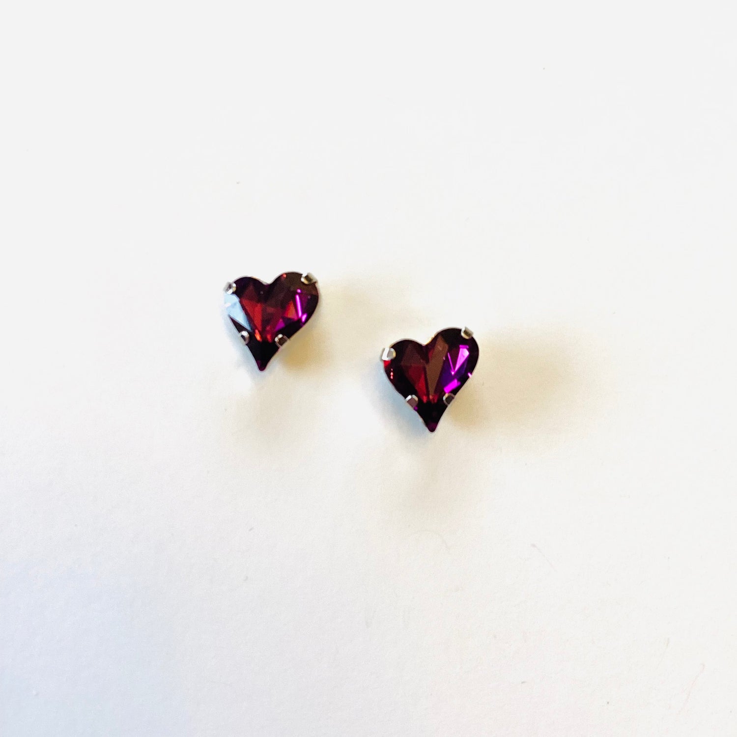 Asymmetrical Heart Earrings {Multiple Colors!}