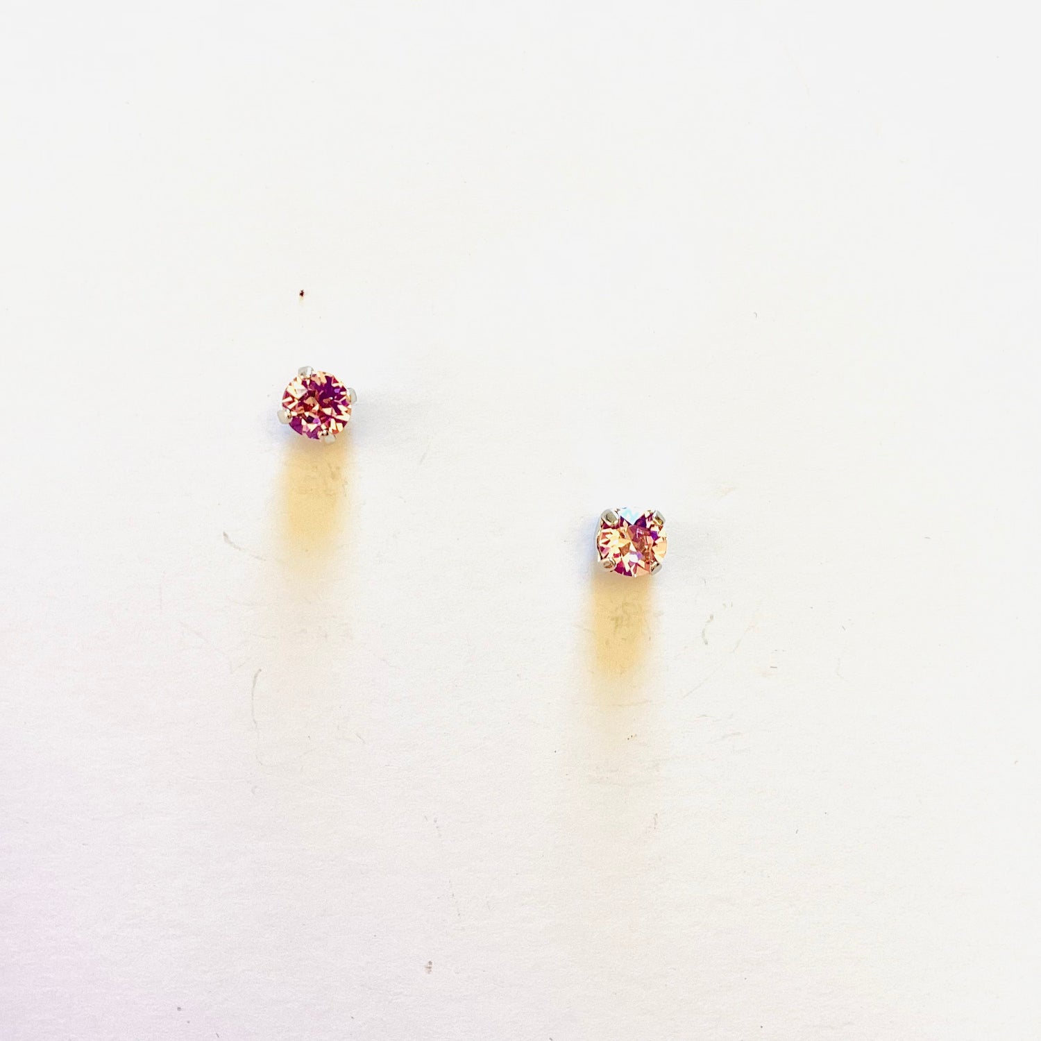 6mm Drop OR Post in Light Amethyst - KaraMarie