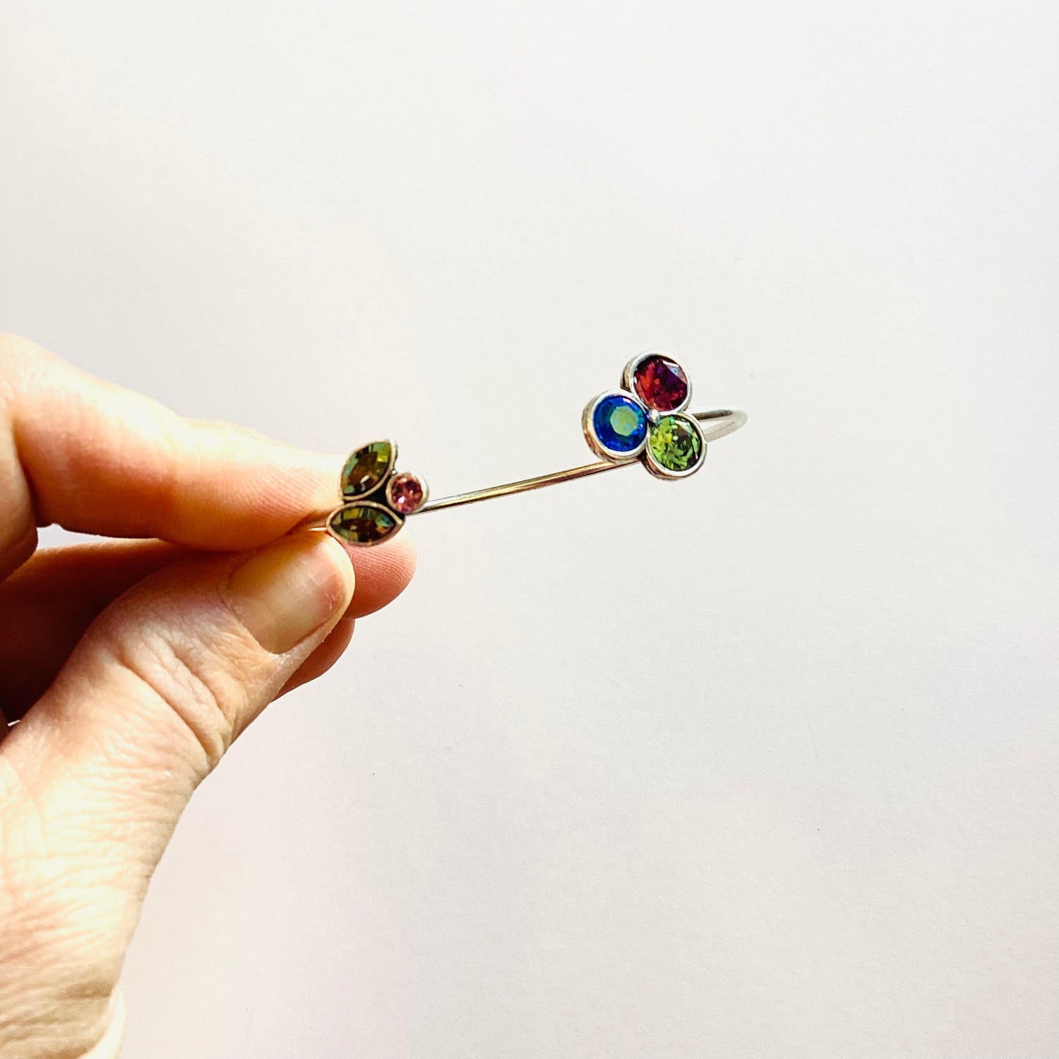 Leaf Bangle Bracelet in Galaxy