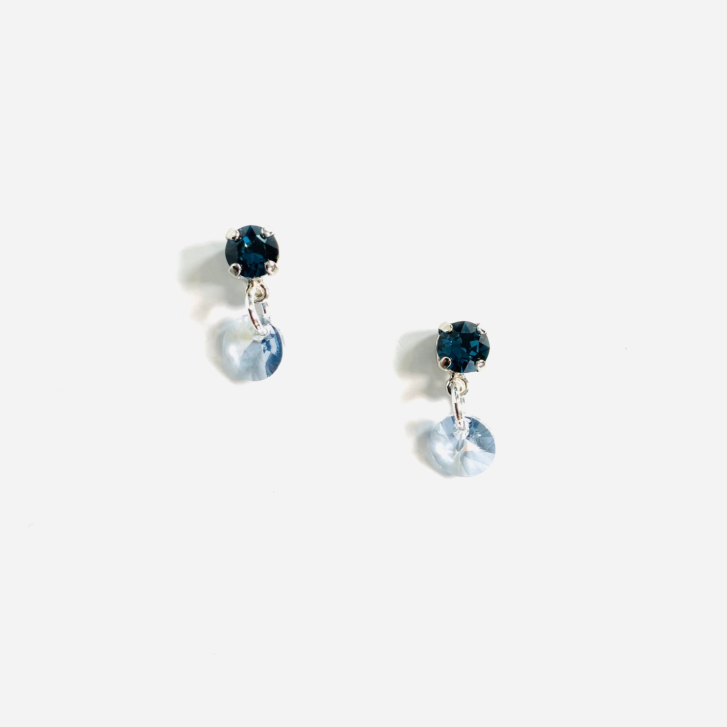 Dainty 6mm Earrings in Denim Blue - KaraMarie