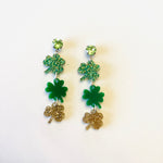 Get Lucky Clover Acrylic Earrings - KaraMarie