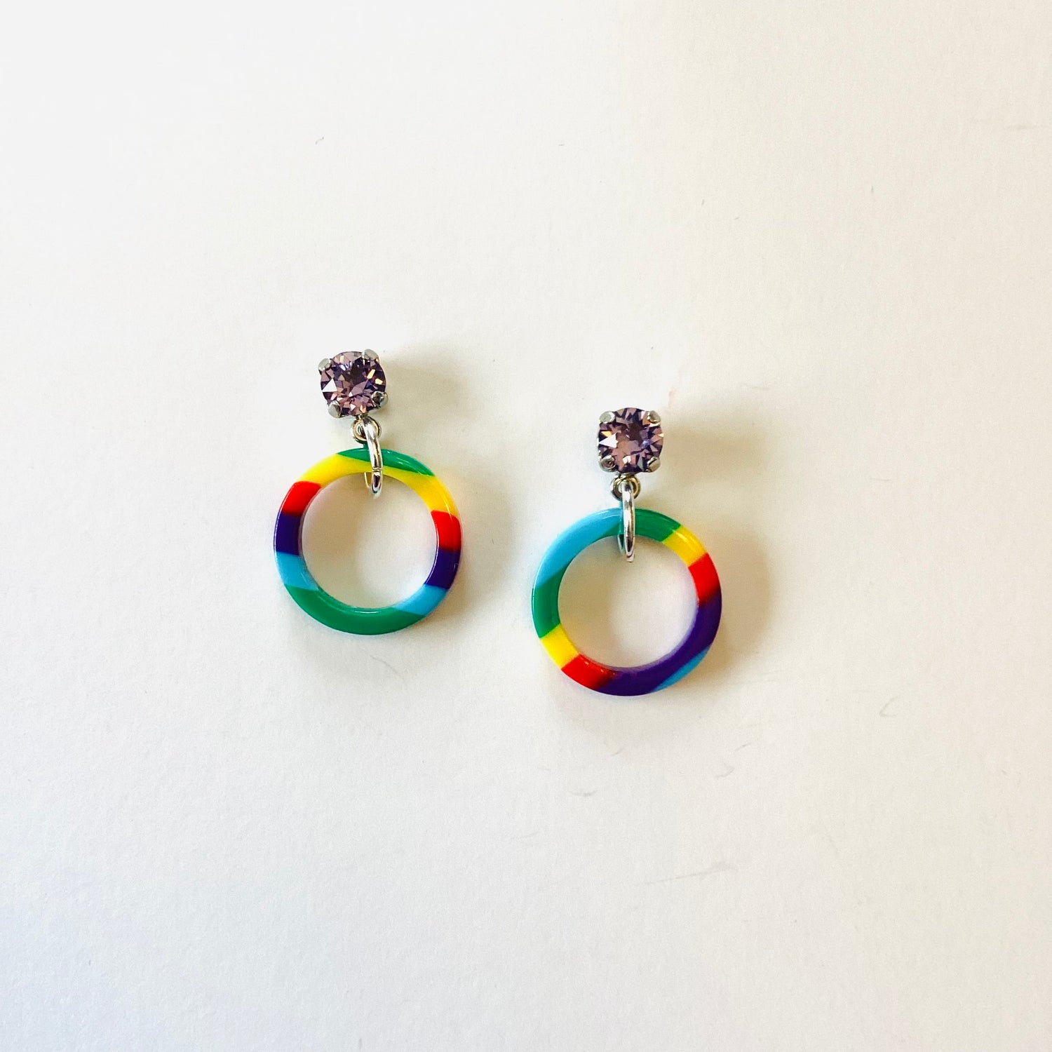 Rainbow Prism Earrings