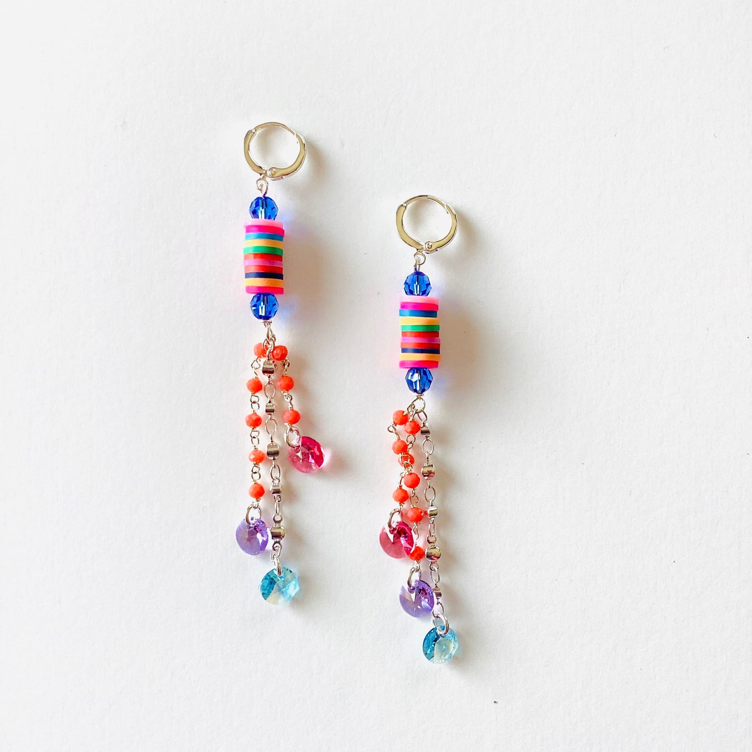 Colorful Fringe Earrings
